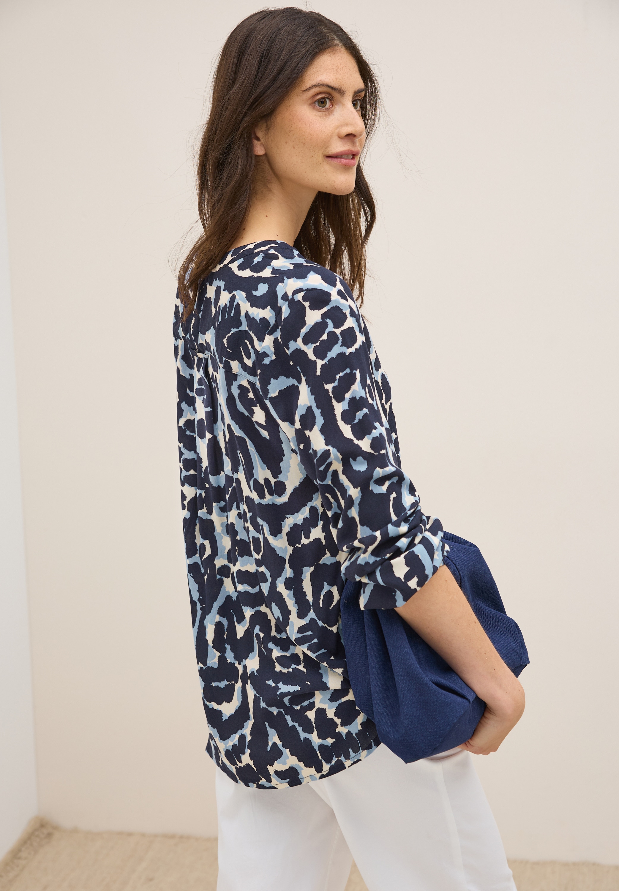 Cecil Langarmbluse, mit All-Over Print