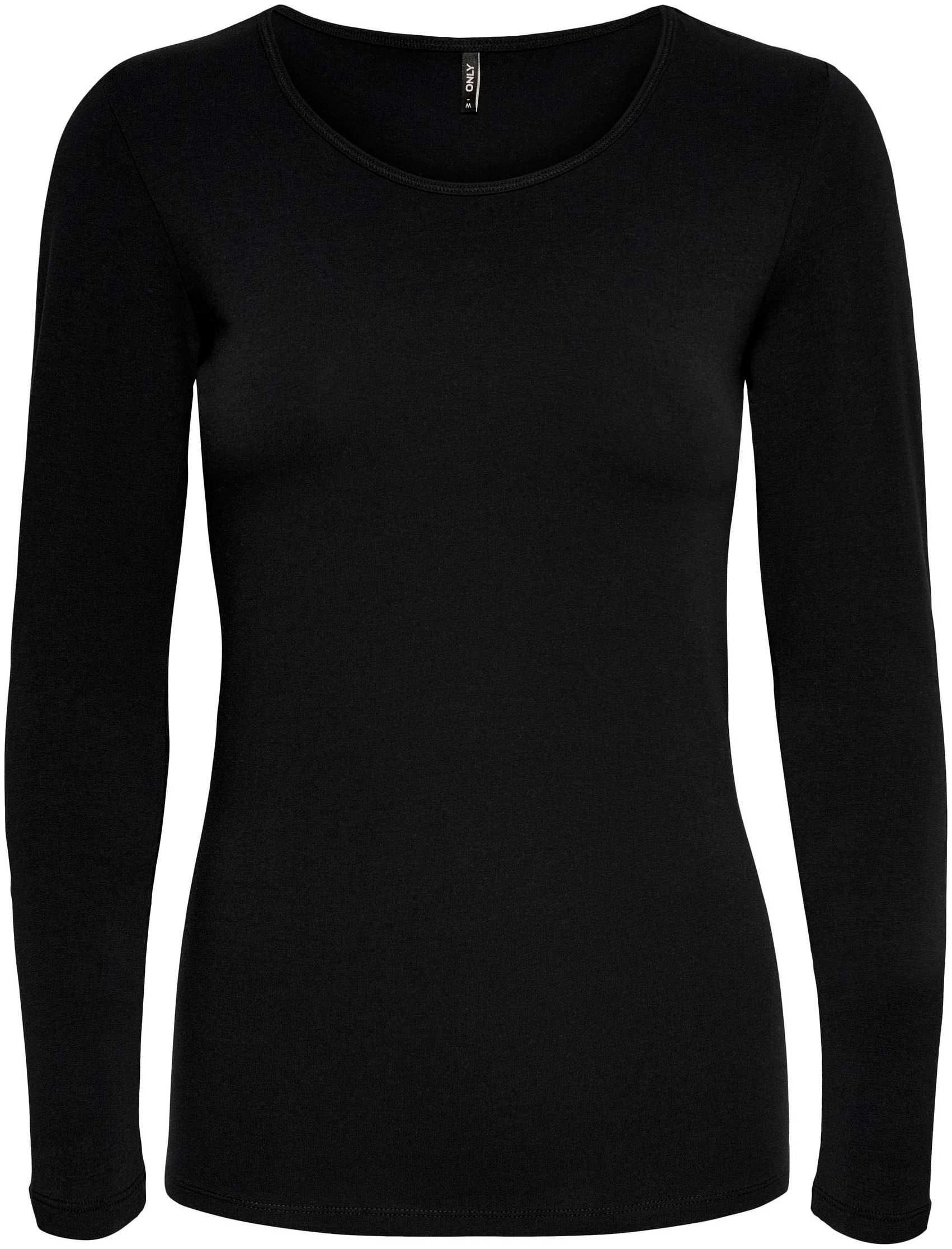 ONLY Langarmshirt »ONLLIVE LOVE L/S ONECK«