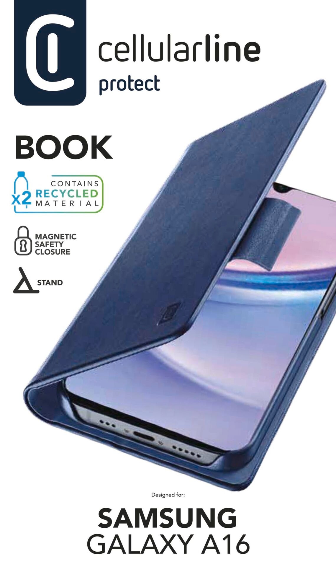 Cellularline Handyhülle »Book Case«, Backcover, Schutzhülle, Handyschutzhülle, Case, Schutzcase, stossfest