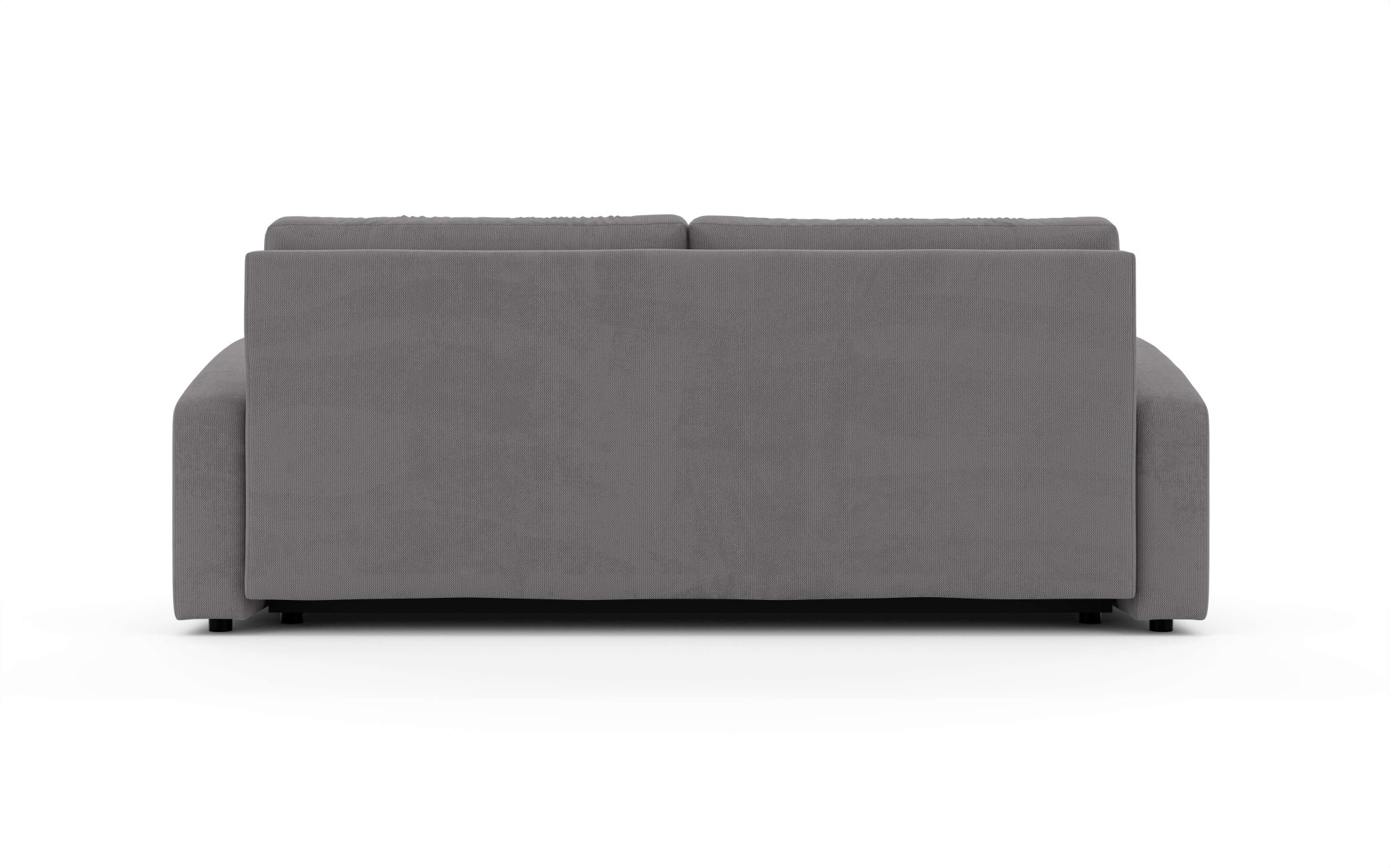 INOSIGN 3-Sitzer »JIGGS wahlweise Schlafsofa mit Bettkasten, Masse B/H/T: 228/96/110 cm«, Sofa mit Wellenunterfederung, enthält 2 Rückenkissen und 2 Zierkissen