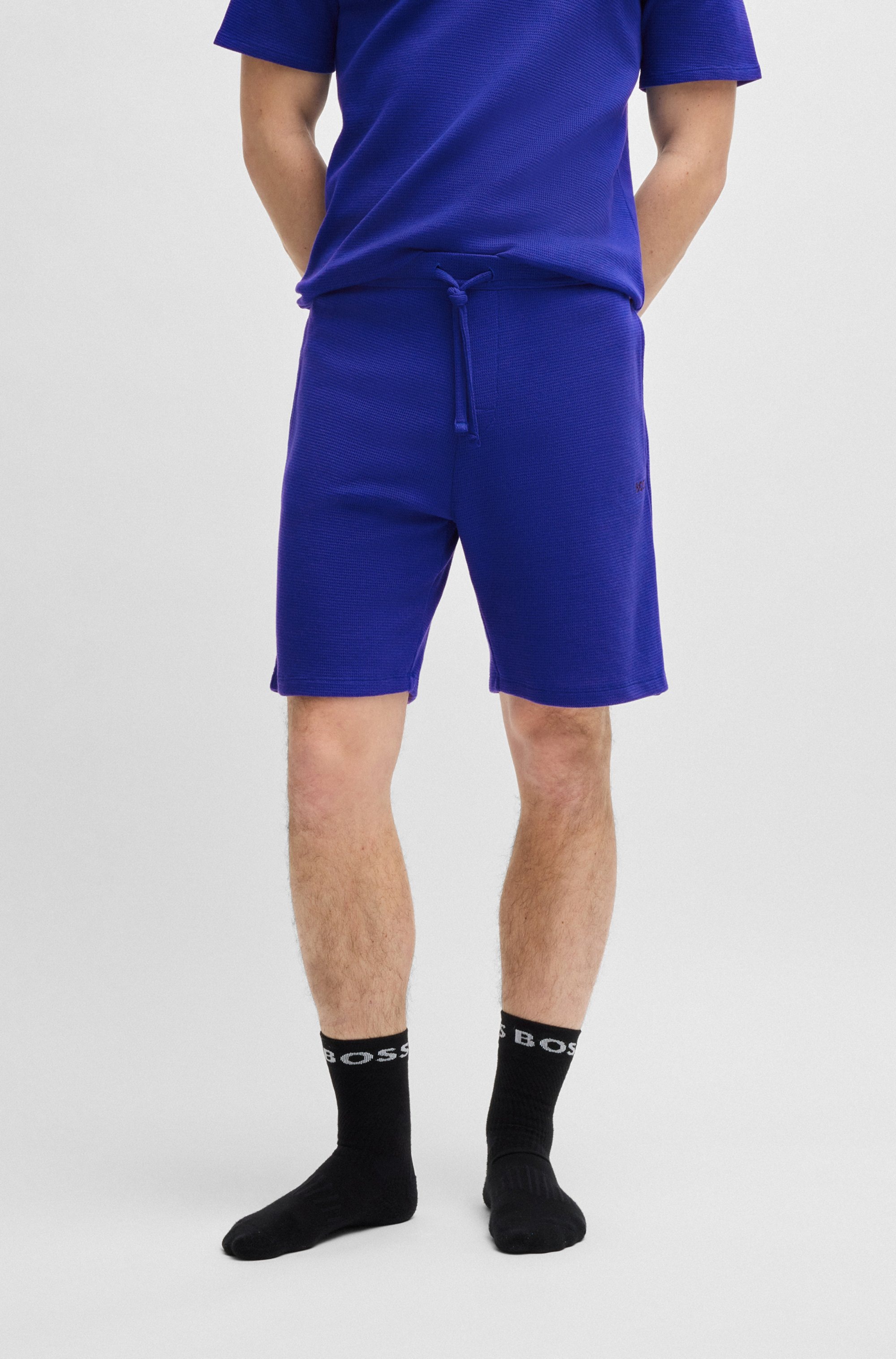 BOSS Pyjamashorts »Waffle Shorts«