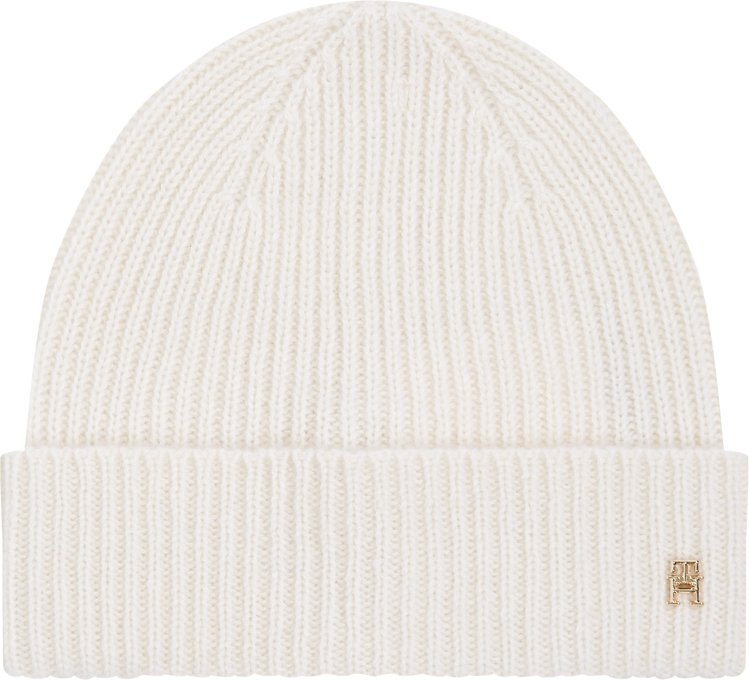 Tommy Hilfiger Strickmütze »CASHMERE CHIC BEANIE«, mit Monogramm-Emblem