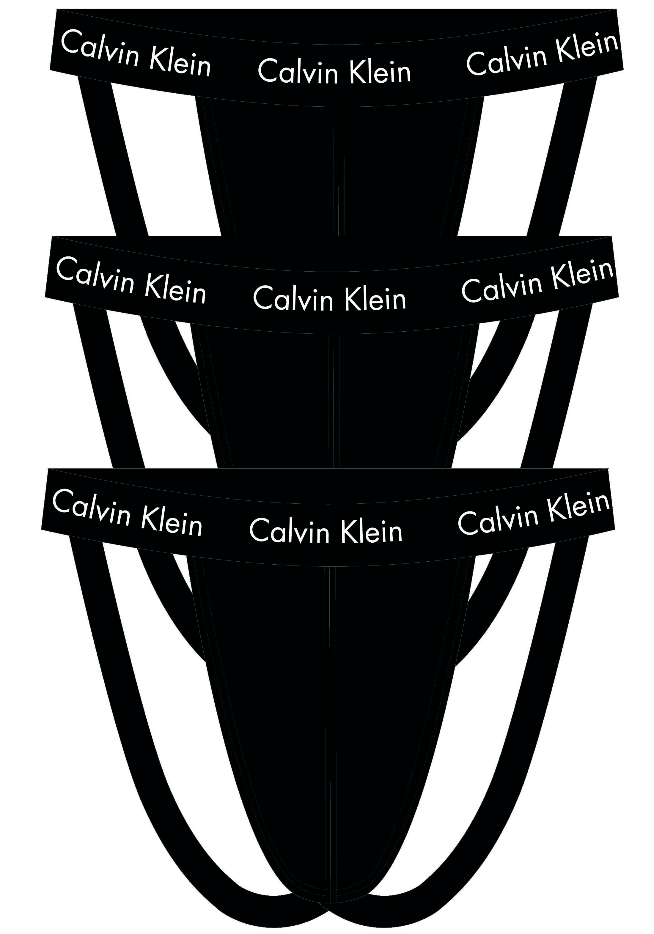 Calvin Klein Slip mit (Packung, Klein Logo-Elastikbund Jelmoli-Versand Calvin online | »JOCK kaufen 3PK«, STRAP 3er-Pack)
