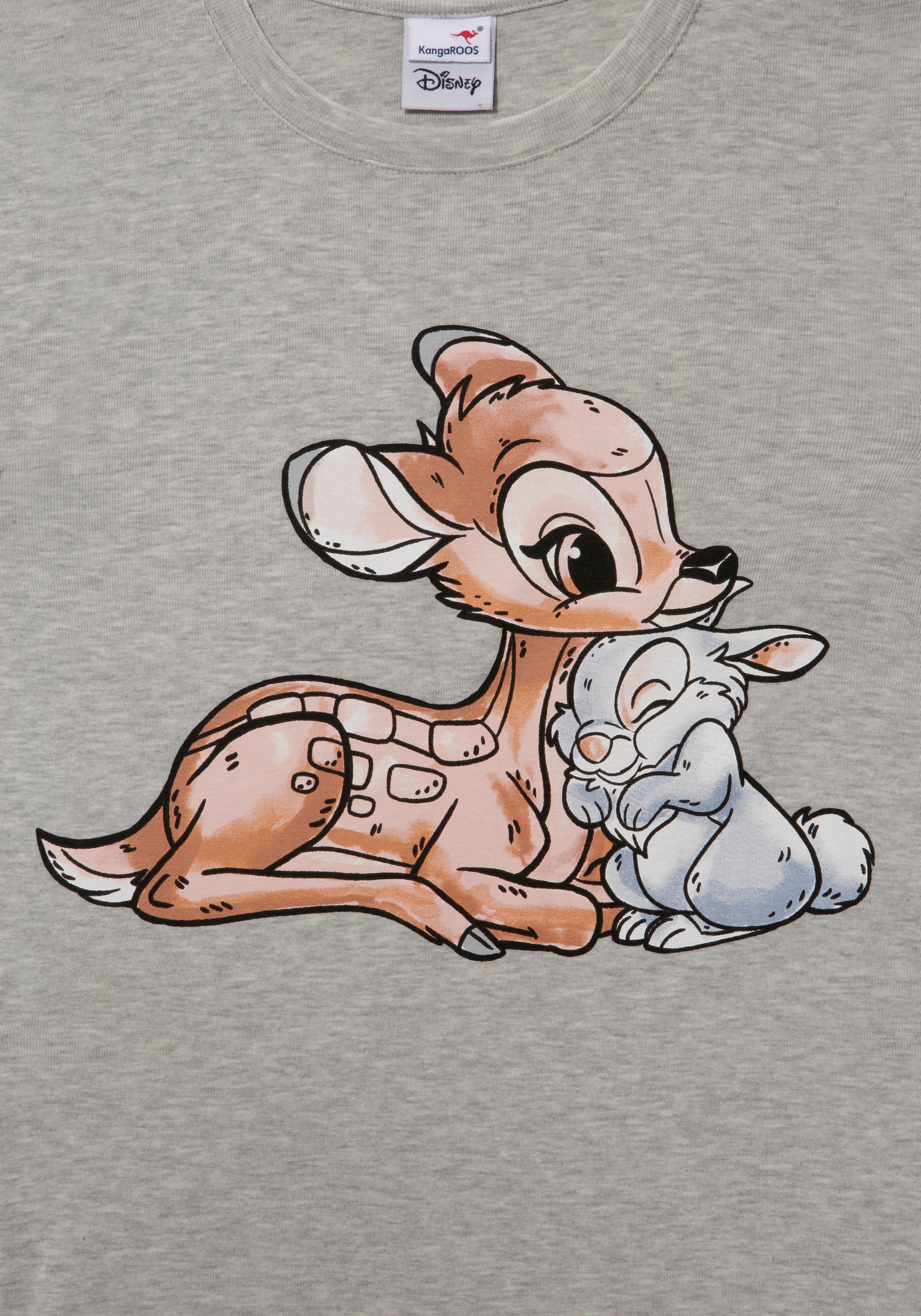 KangaROOS T-Shirt, Kurzarm, sehr figurbetonte Passform, aus Baumwolle