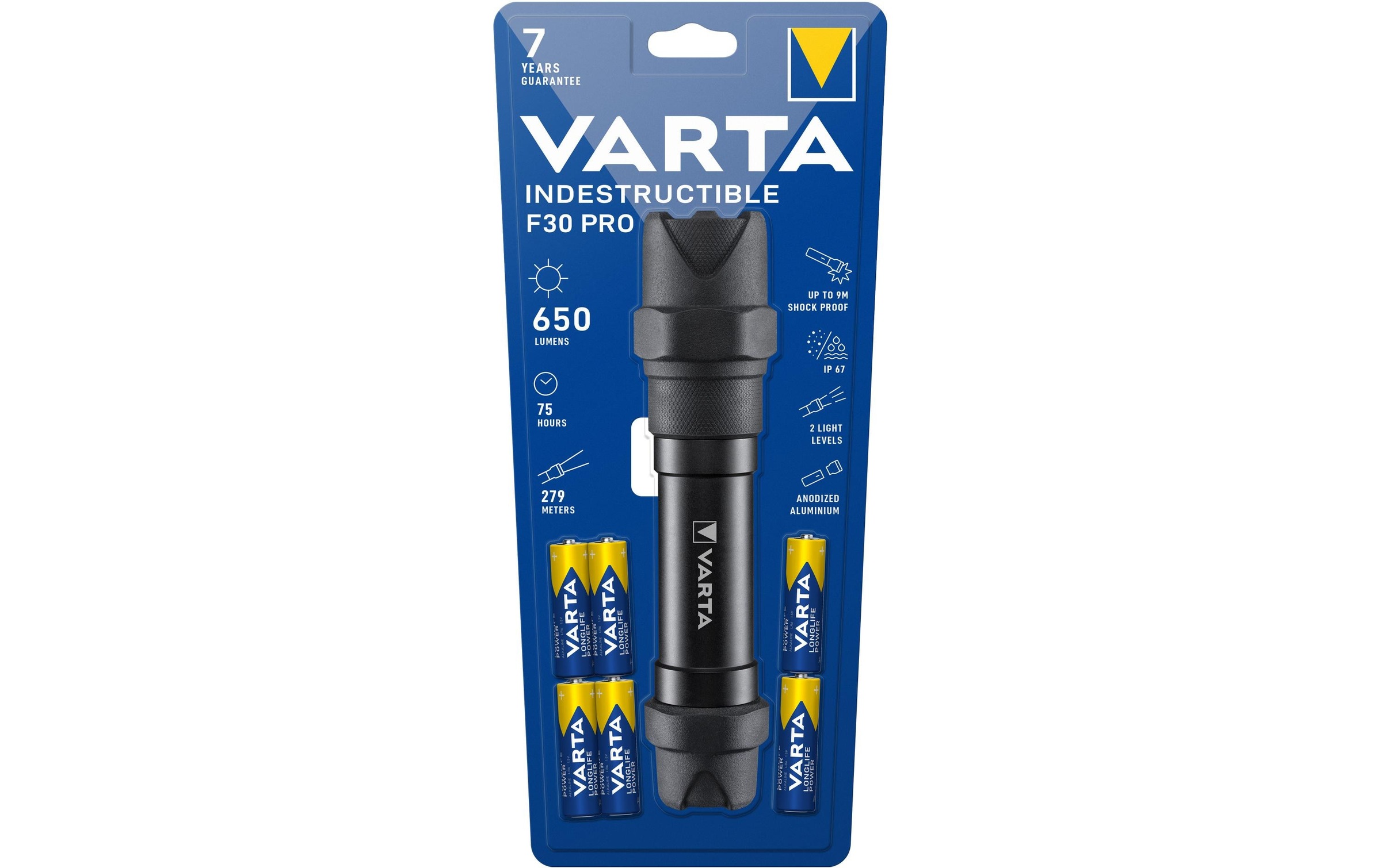 VARTA LED Taschenlampe »Indestructible F«