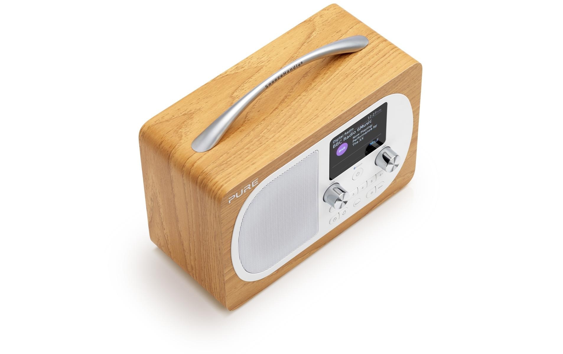 Pure Internet-Radio »Evoke H4 BT Eiche«, (Bluetooth FM-Tuner-Digitalradio (DAB+)