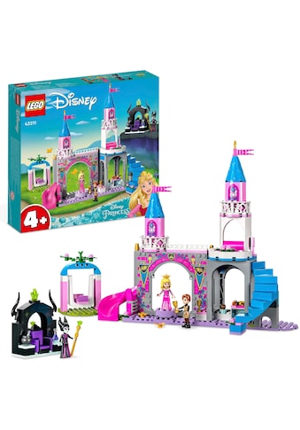Konstruktionsspielsteine »Auroras Schloss (43211), LEGO® Disney«, (187 St.), Made in...