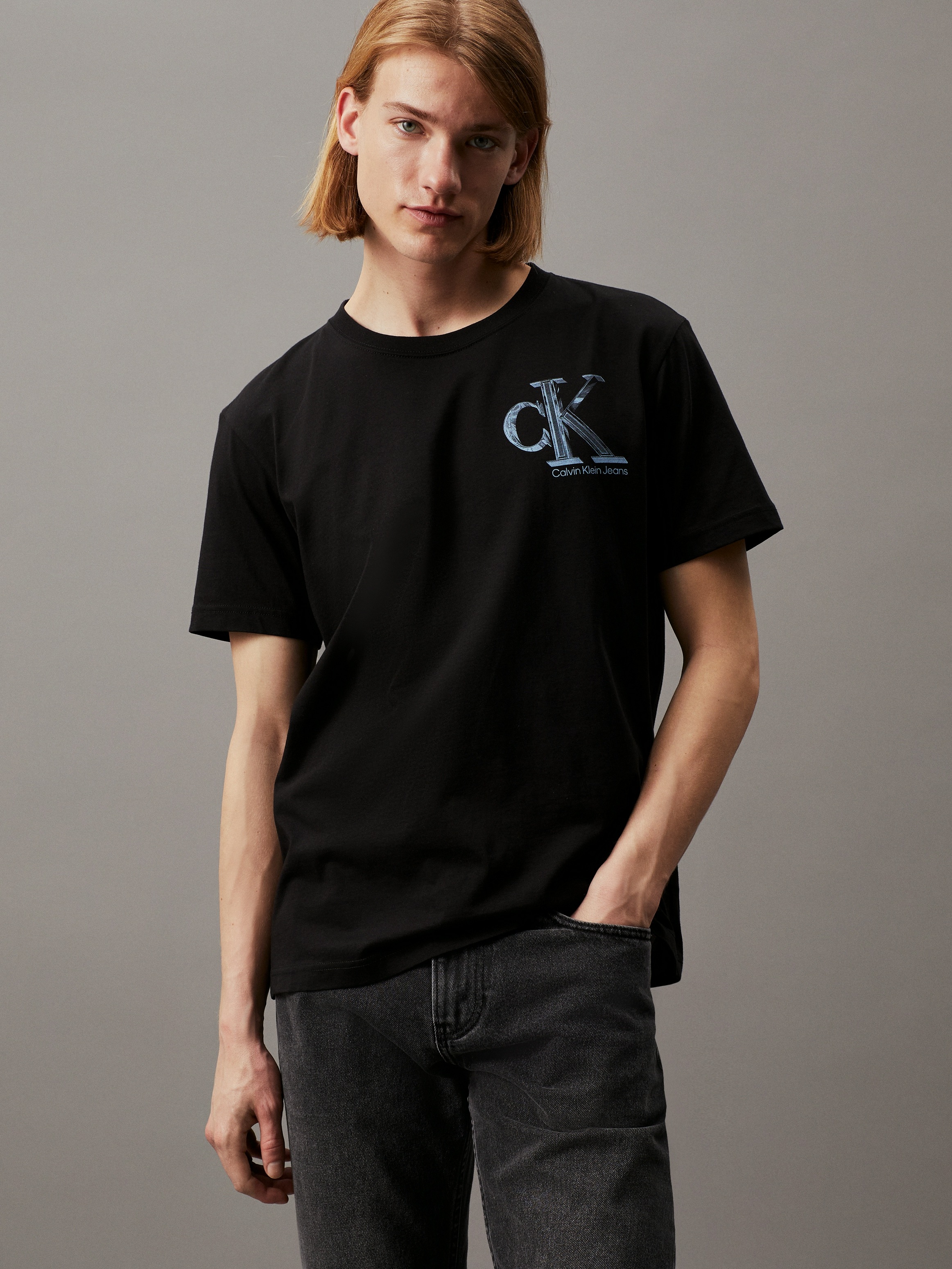 Calvin Klein Jeans T-Shirt »META MONOGRAM TEE« mit Logodruck