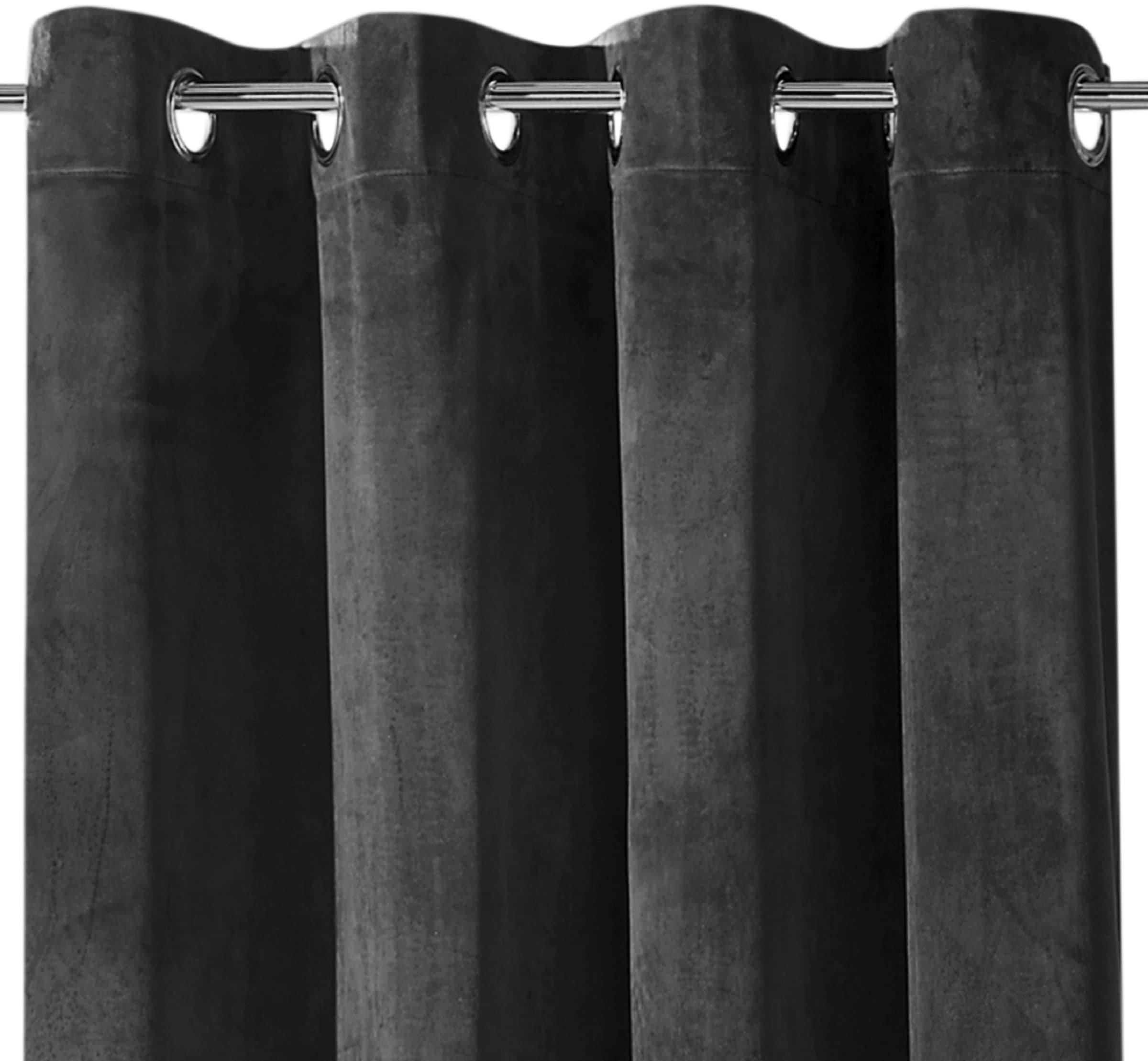 Weckbrodt Vorhang »Valentin«, (1 St.), Velour, Samt-Optik, blickdicht, Unifarben, Gardine, Store
