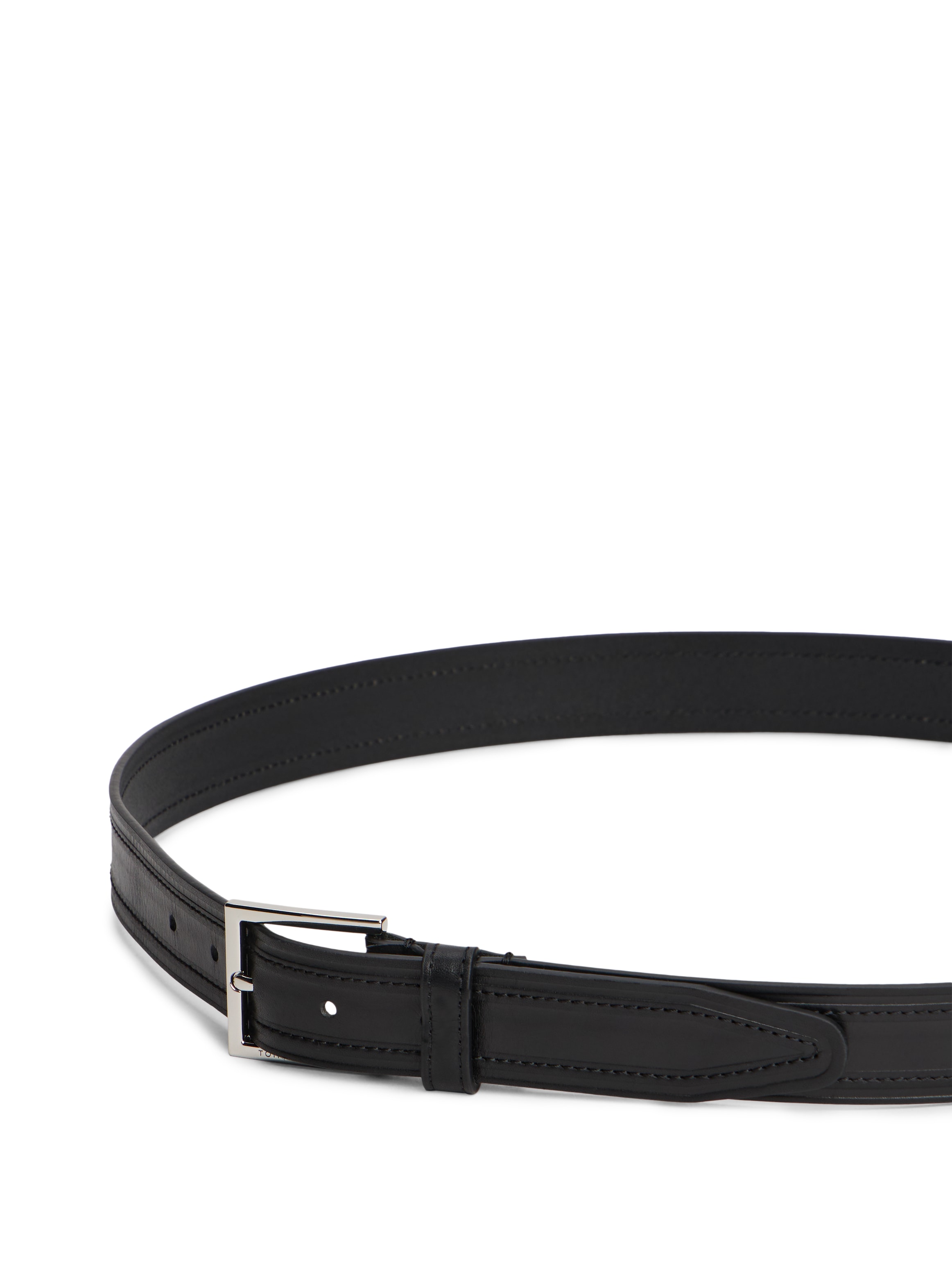 Tommy Hilfiger Ledergürtel »HUDSON EMBOSS LEATHER 3.0«, Grössenverstellbar