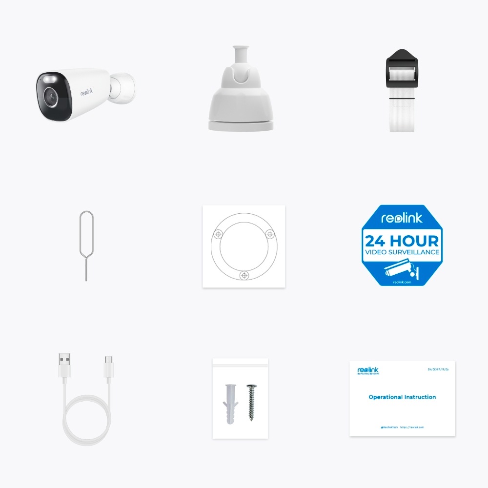 Reolink Überwachungskamera »Argus Series B340 - 5MP Standalone-Aussenkamera«, Aussenbereich, mit Batterie, 5/2,4 GHz Wi-Fi, smarter Erkennung, Farb-Nachtsicht