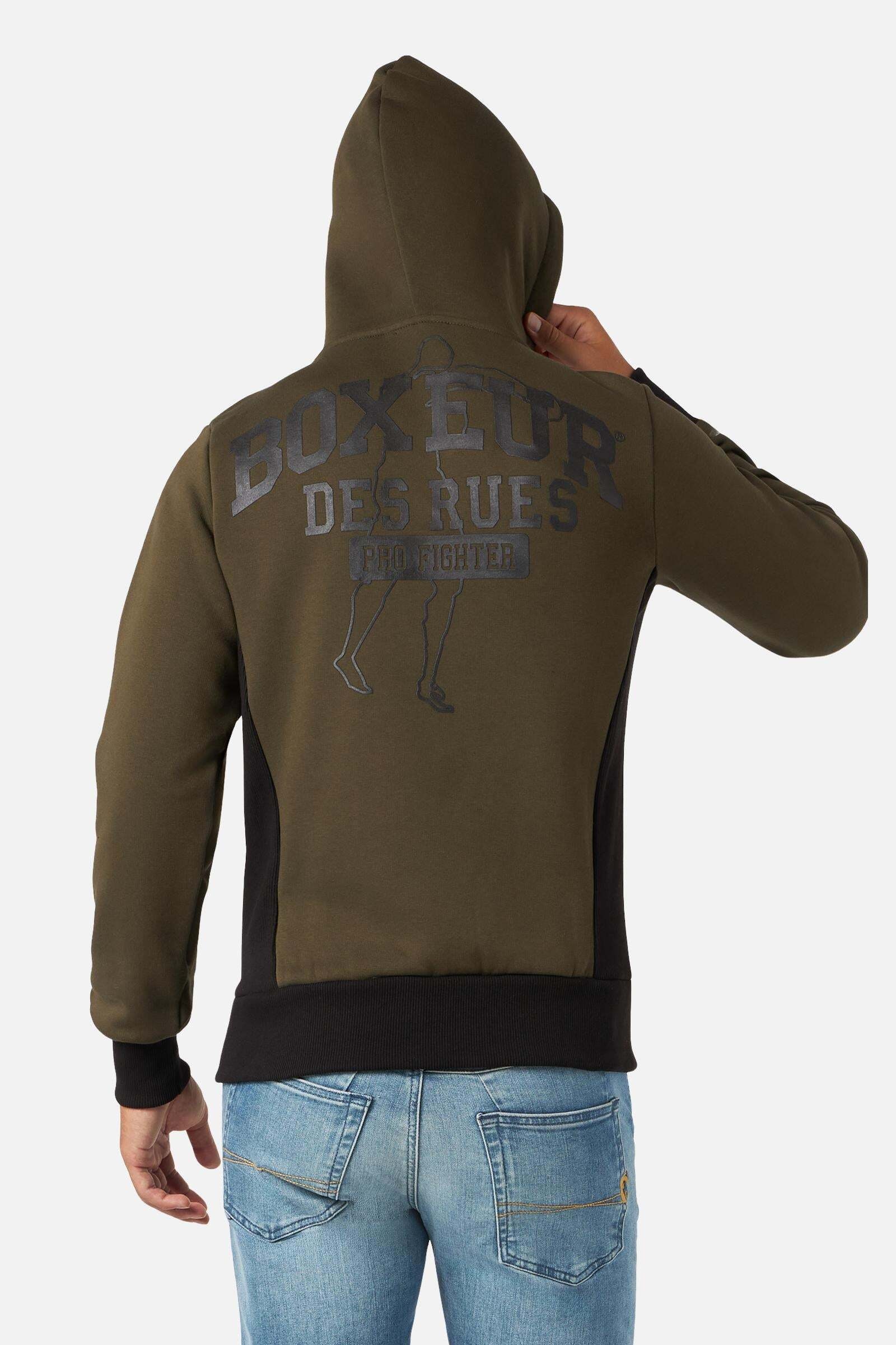 BOXEUR DES RUES Sweatjacke »BOXEUR DES RUES Sweatjacke Hooded Full Zip Sweatshirt«