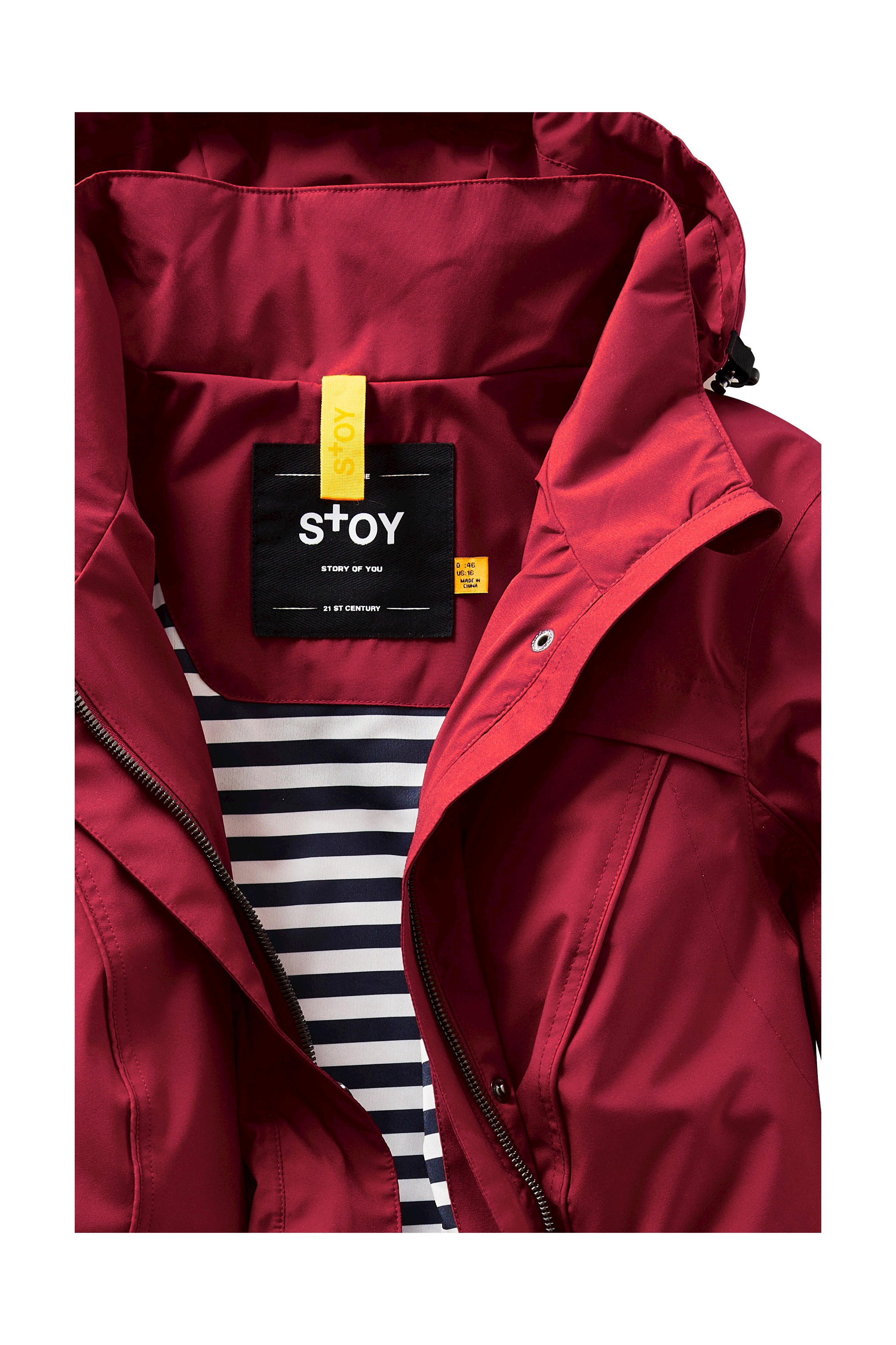 STOY Parka »Thiant WMN PRK C«, Stilvoller, wasserdichter STOY Parka mit regulierbarer Kapuze
