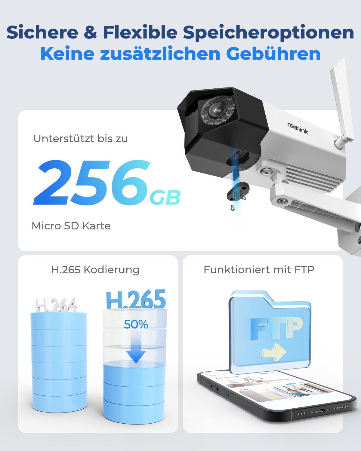 Reolink Überwachungskamera »Duo Series W730 WiFi-Outdoor V2«, Aussenbereich