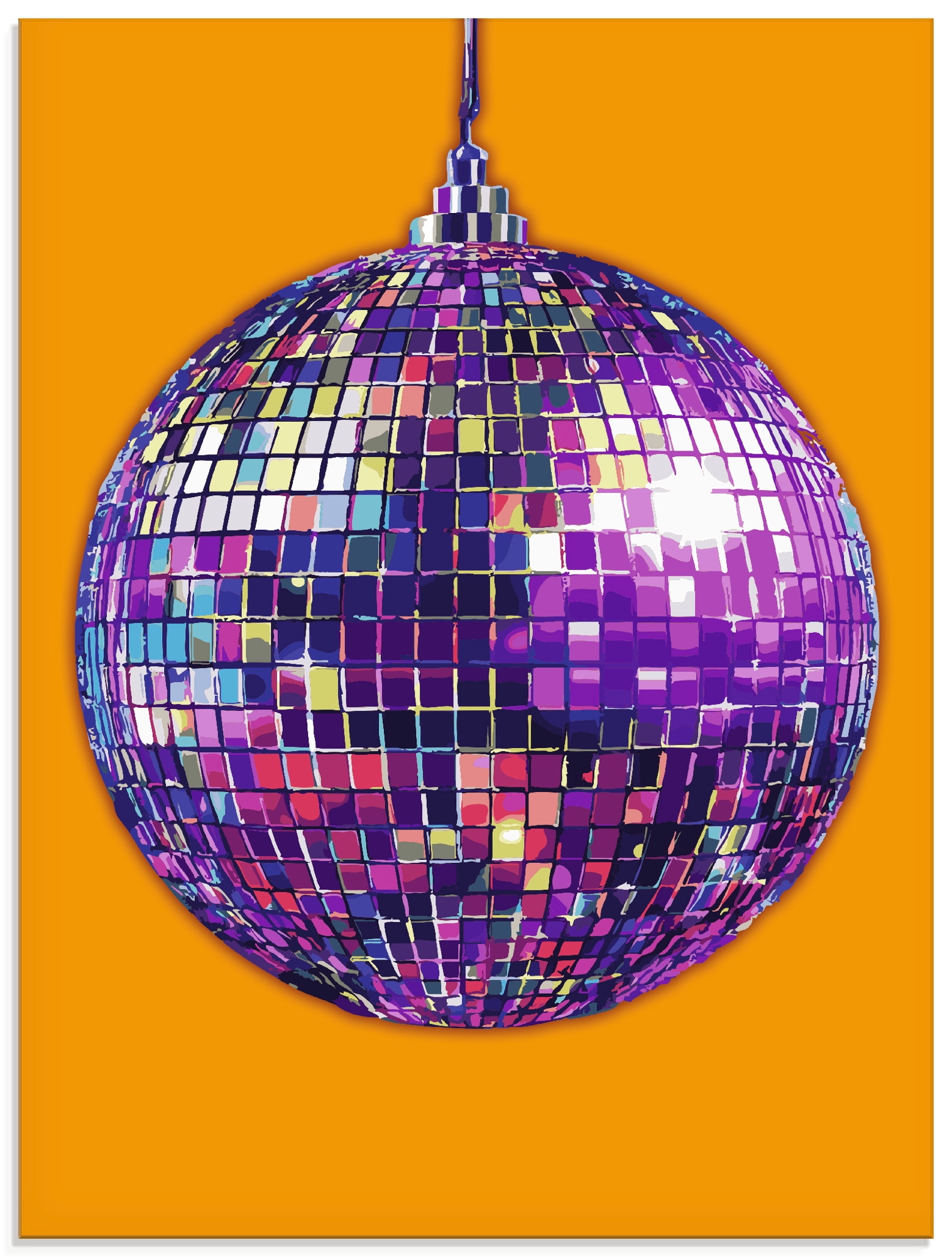 Artland Glasbild "Discokugel" 1 Stk. tlg. in verschiedenen Grössen