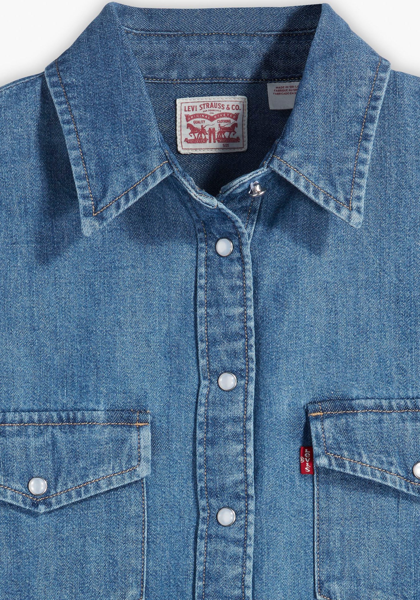Levi's® Jeansbluse »ESSENTIAL WESTERN«, mit Brusttaschen mit Druckknöpfen