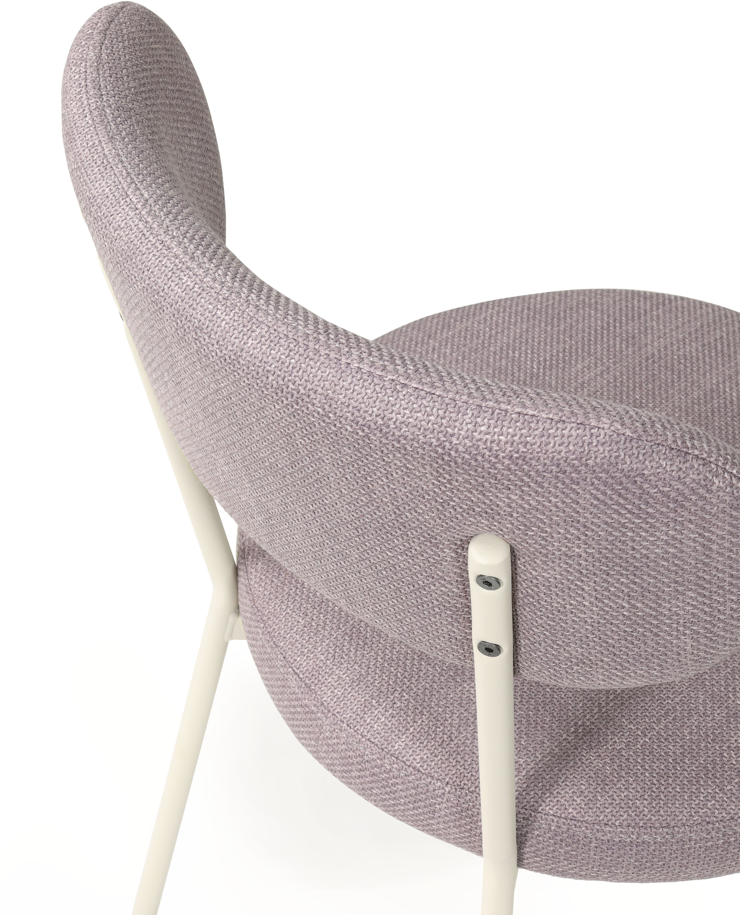 TOM TAILOR HOME 4-Fussstuhl »SOFT PAD CHAIR«, (Set), 2 St., Webstoff, Esszimmerstuhl, 4-Fussgestell, mit Rückenausschnitt