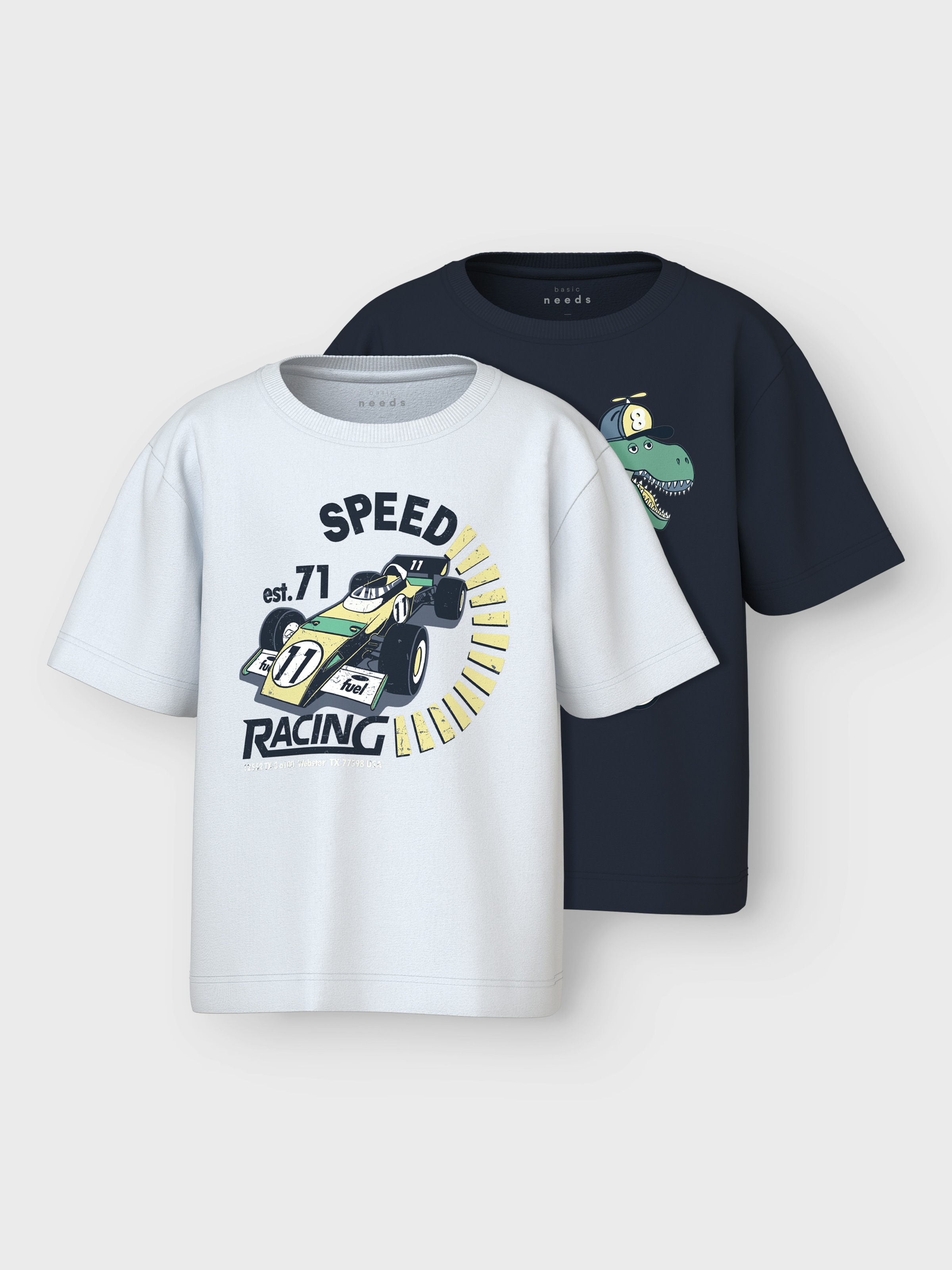 Name It Kurzarmshirt »NMMVICTOR 2P SS NREG TOP« Packung, 2 Stk.