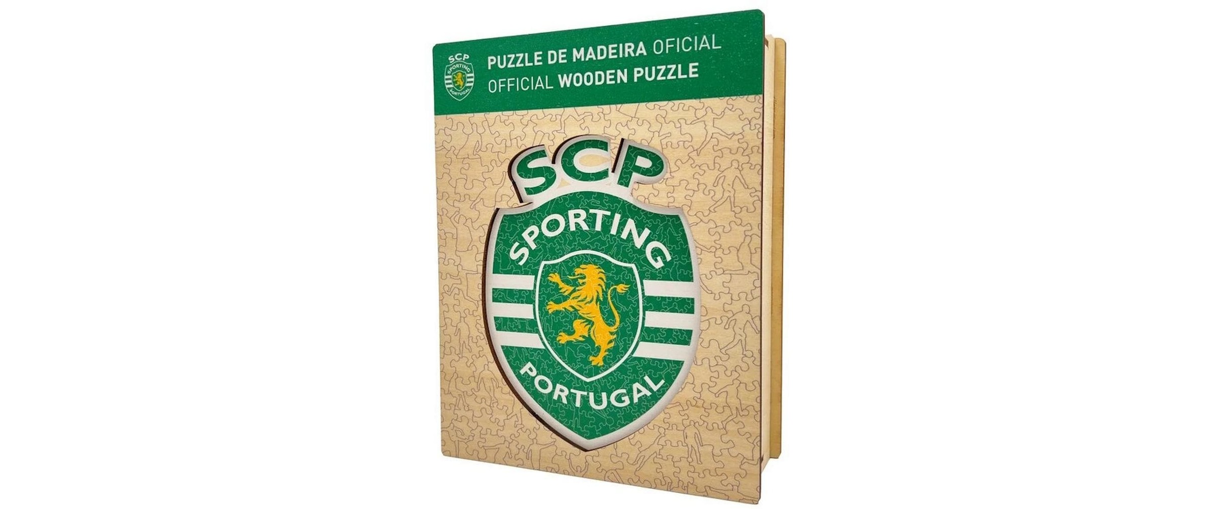 Puzzle »Iconic Sporting CP – Logo«, Holzart: Birke (Herkunftsland: China)