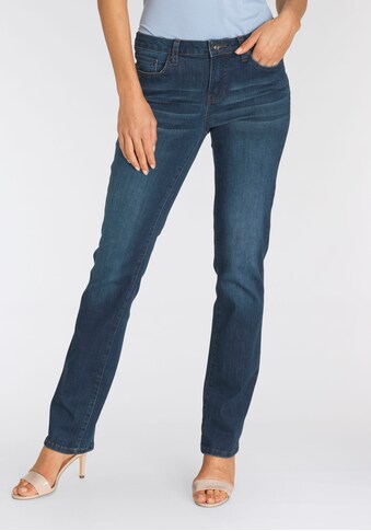 H.I.S Straight-Jeans »Mid-Waist«, Ökologische, wassersparende Produktion durch OZON WASH kaufen