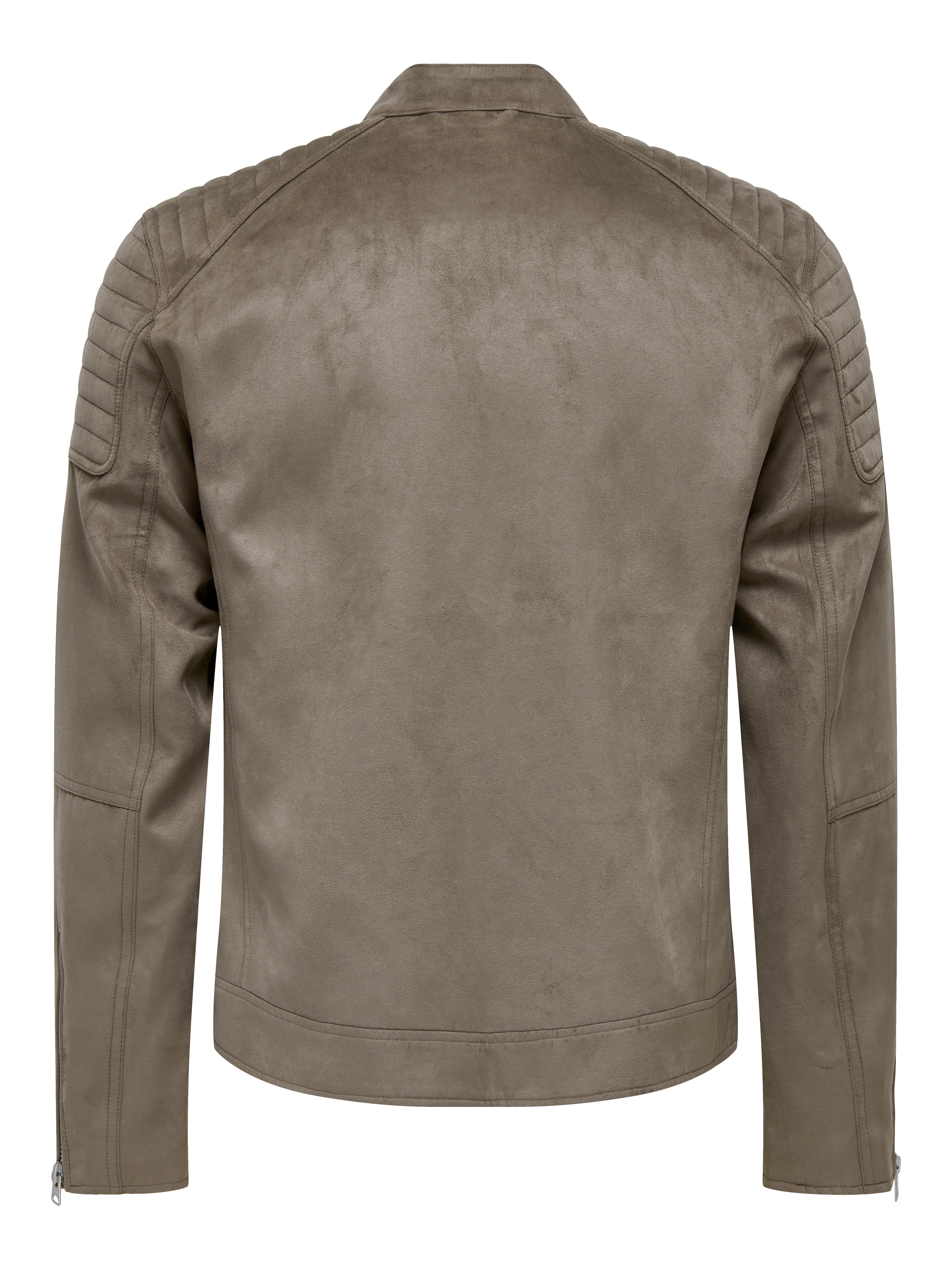 ONLY & SONS Lederimitatjacke »ONSGUS FAUX SUEDE RACER JACKET OTW NOOS«, ohne Kapuze