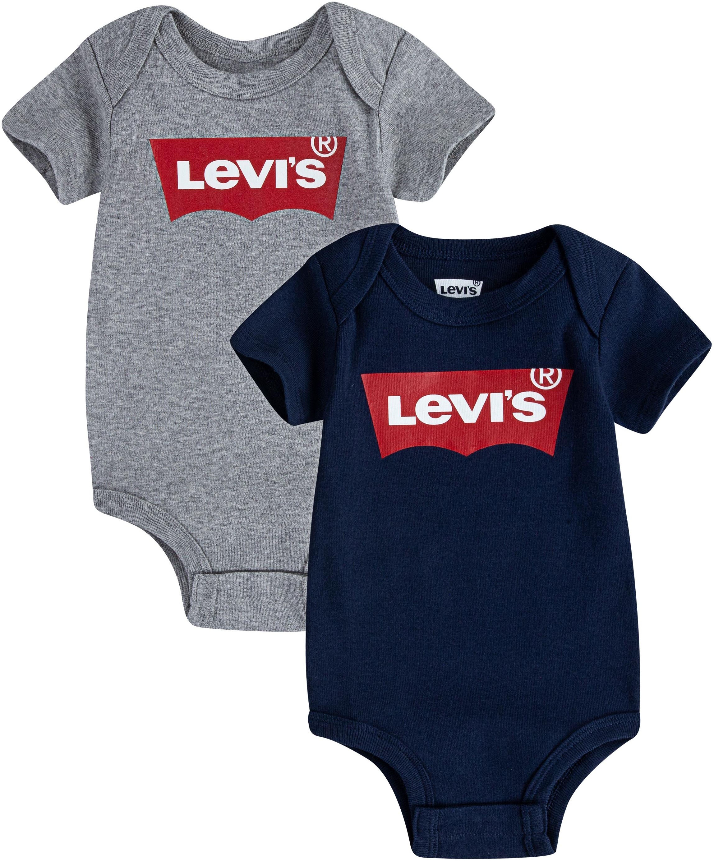 Levi's® Kids Kurzarmbody »BATWING 2PK BODYSUIT«, (2 tlg.), UNISEX