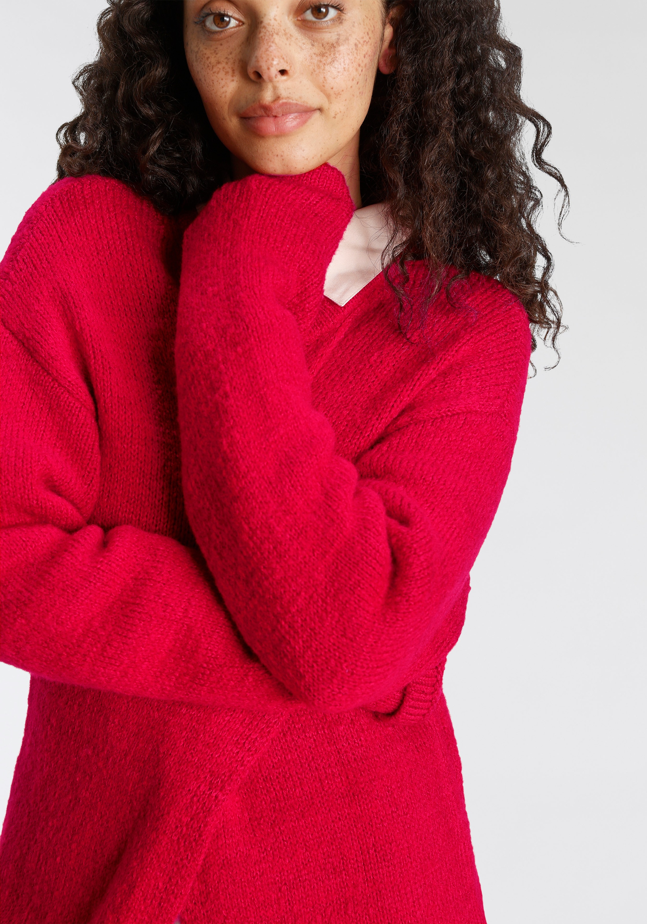 Boysen's Longstrickjacke, weiches Bouclé-Material kaufen
