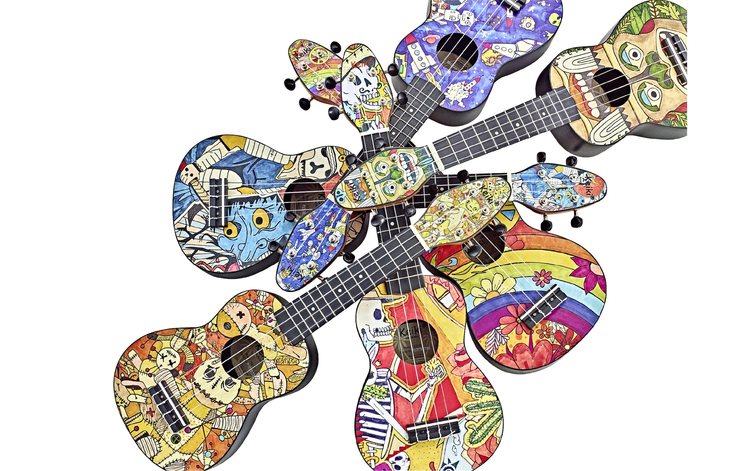 Ukulele »Ortega Guitars Keiki Package K2-TM – Totem«