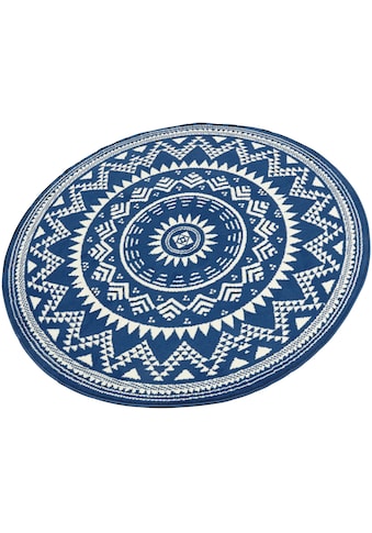 HANSE Home Teppich »Valencia«, rund, 9 mm Höhe, Kurzflor, Mandala Design, ringsum... kaufen