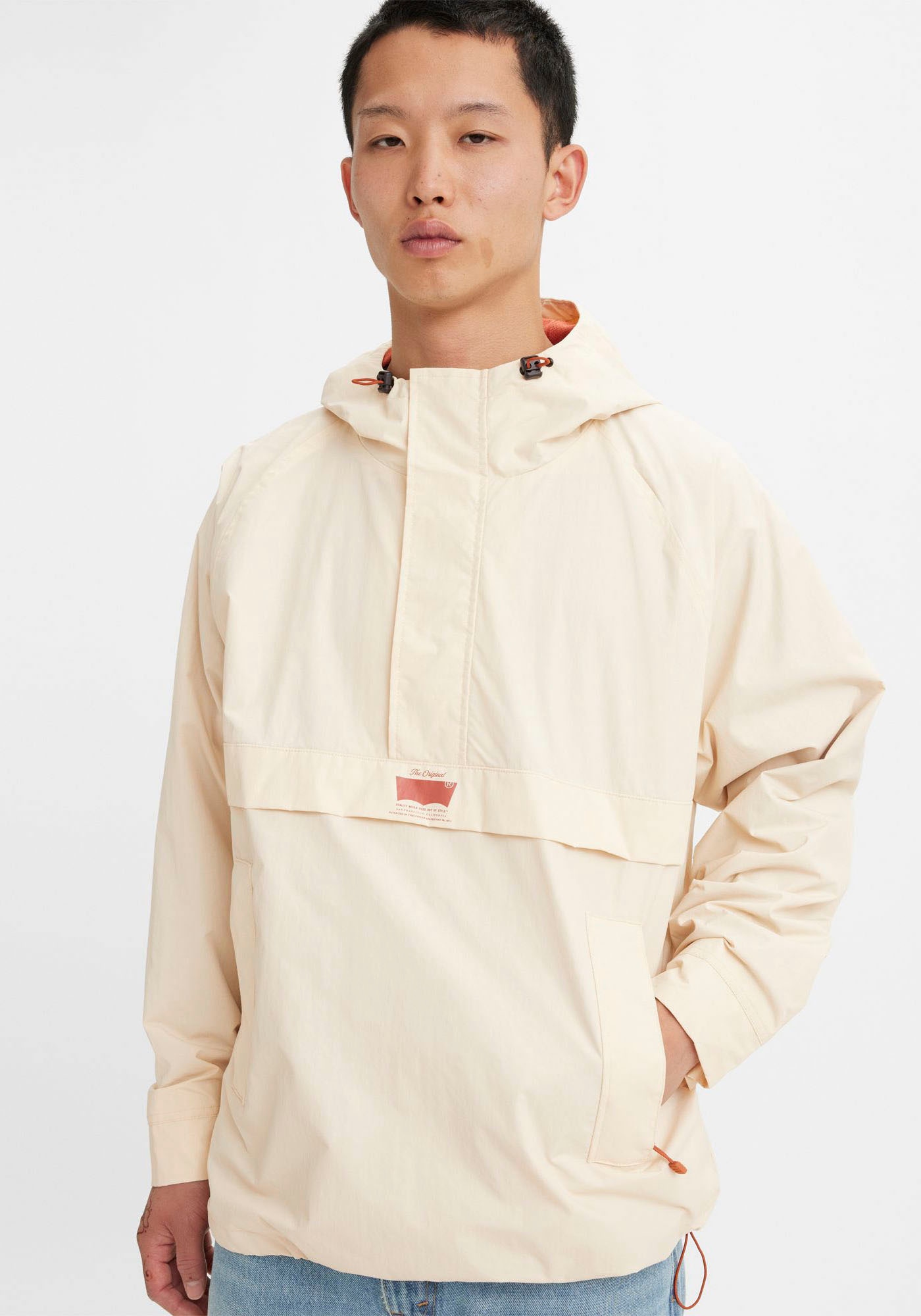 Levi's® Windbreaker »STOCKTON«, mit Kapuze, mit farbigem Innenfutter