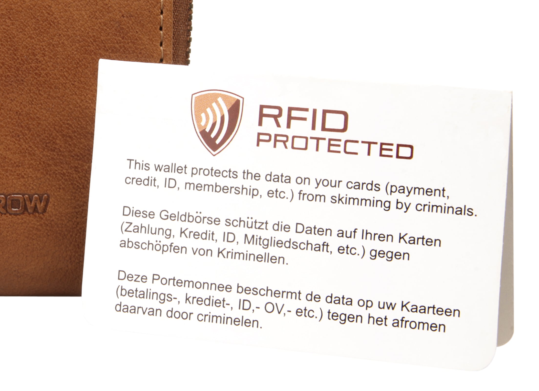 Spikes & Sparrow Geldbörse »RFID«, echt Leder