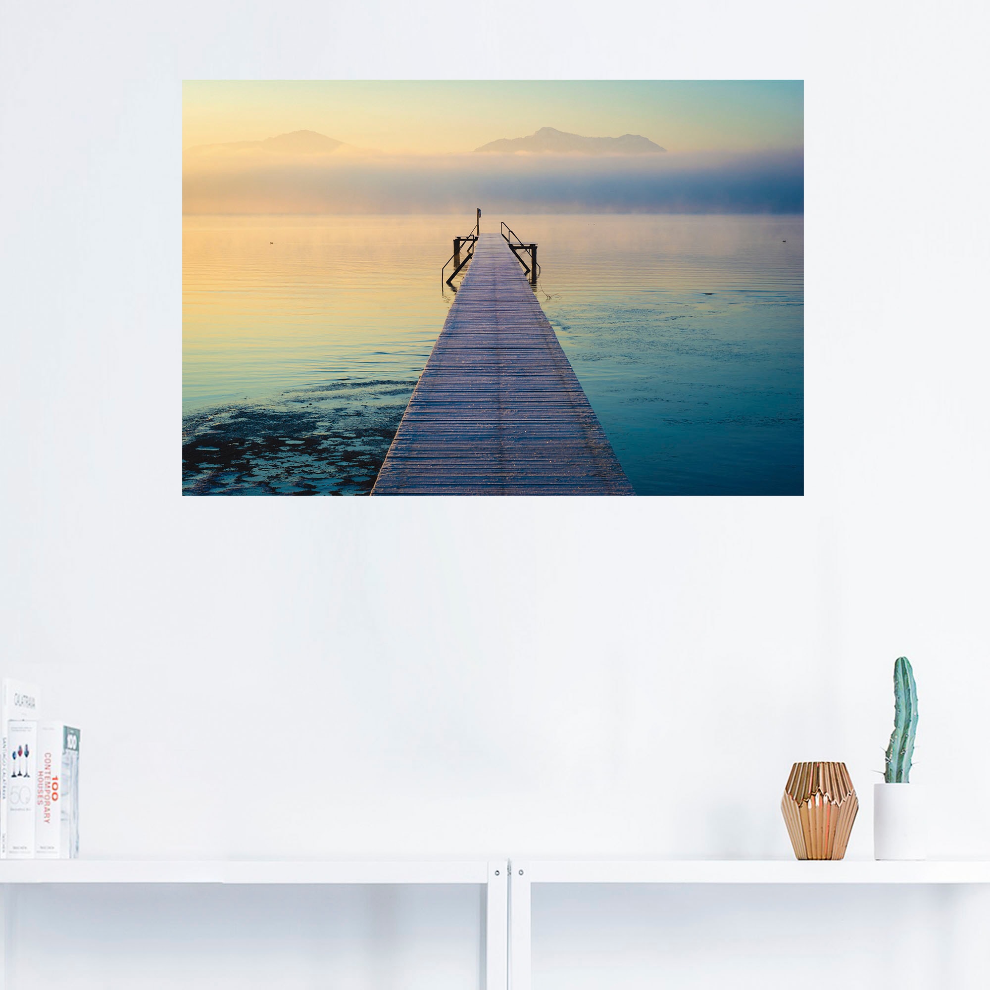 Artland Wandbild »Sonnenaufgang am Chiemsee«, Poster, in (1 Jelmoli-Versand online St.), kaufen Wandaufkleber Seebilder, Leinwandbild, verschied. als | Grössen
