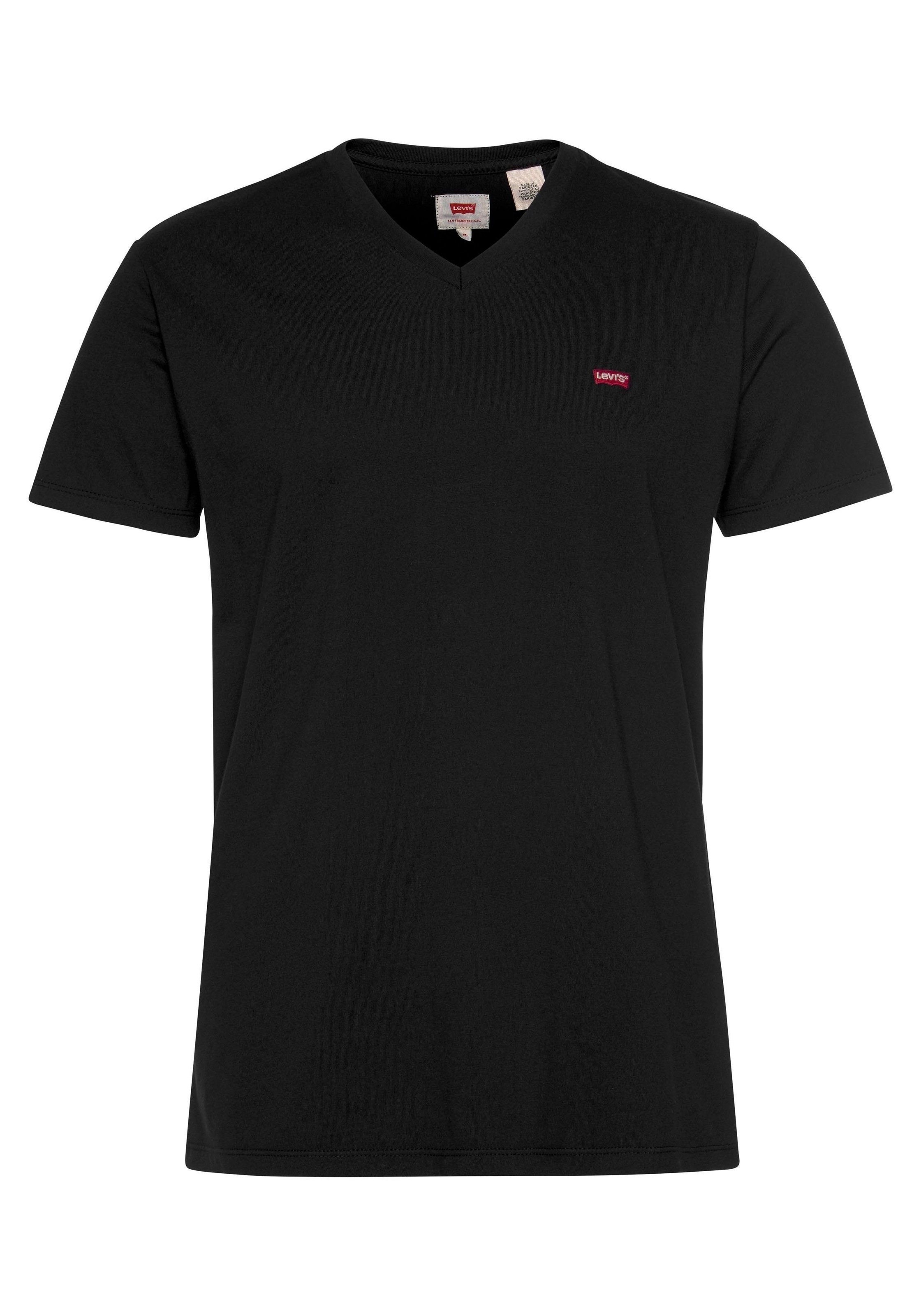 Levi's® V-Shirt »LE ORIGINAL HM VNECK«, mit Logostickerei kaufen
