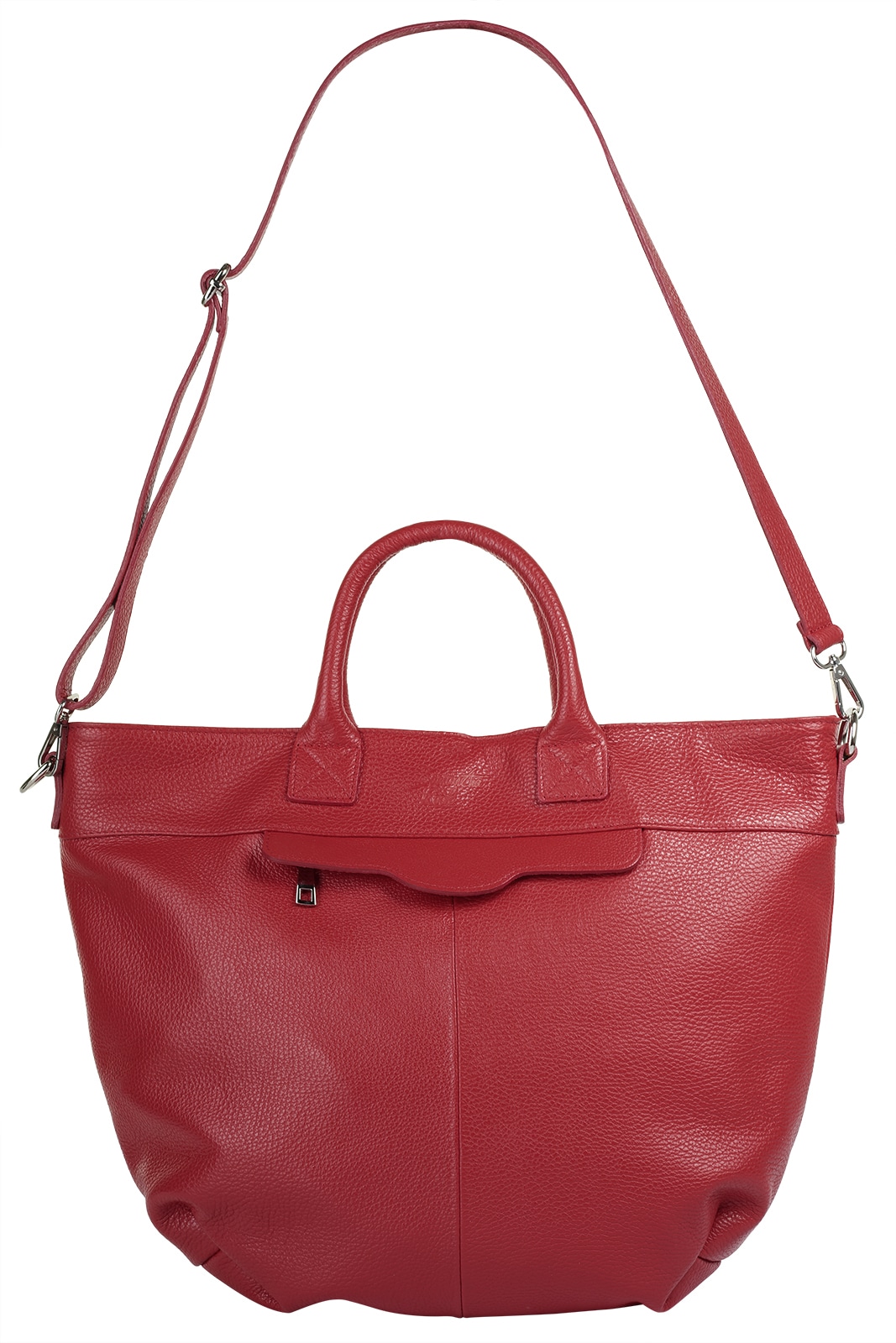 Samantha Look Henkeltasche, echt Leder, Made in Italy