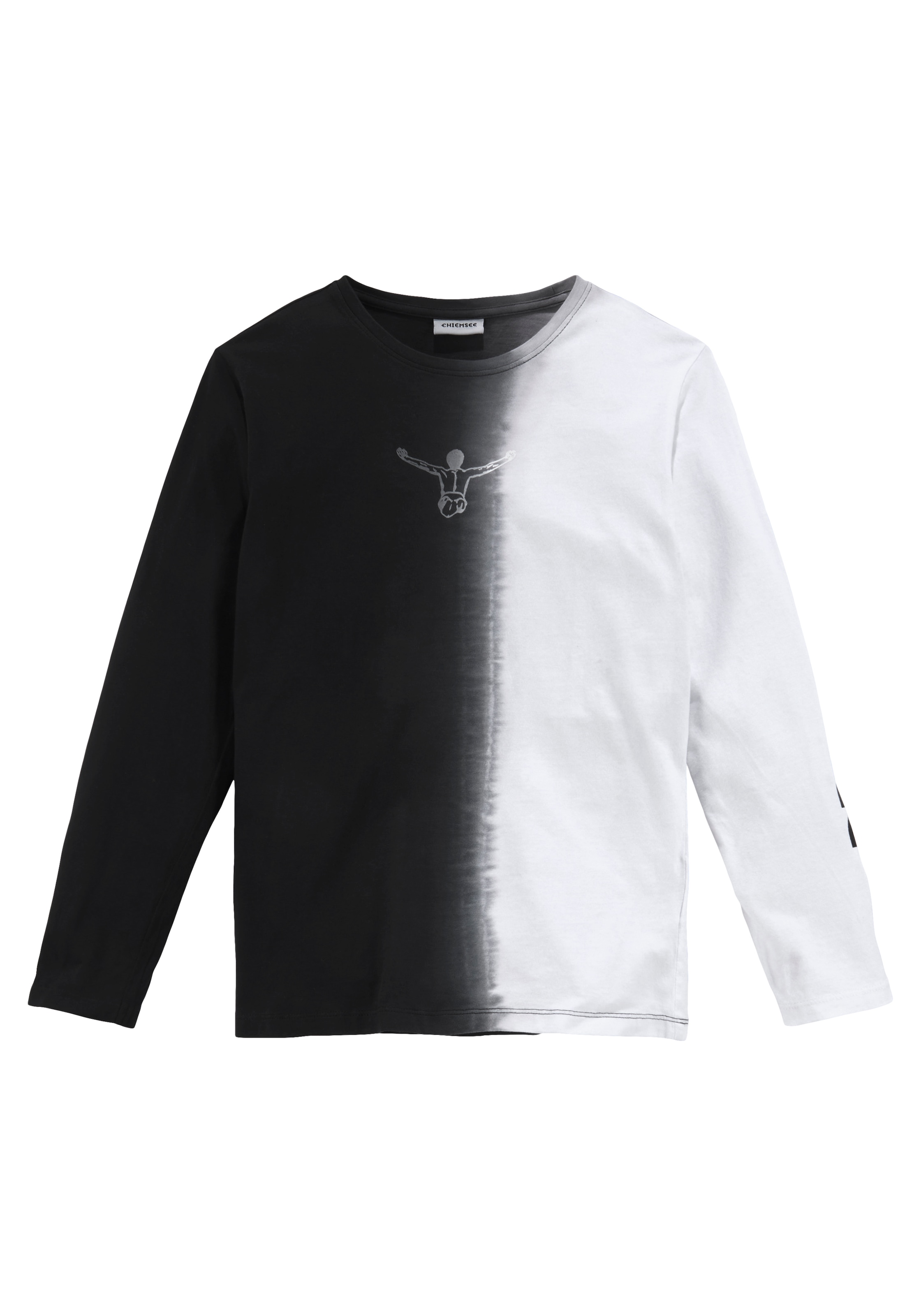 ✵ Chiemsee Langarmshirt »mit vertikalem | Farbverlauf« Jelmoli-Versand ordern günstig