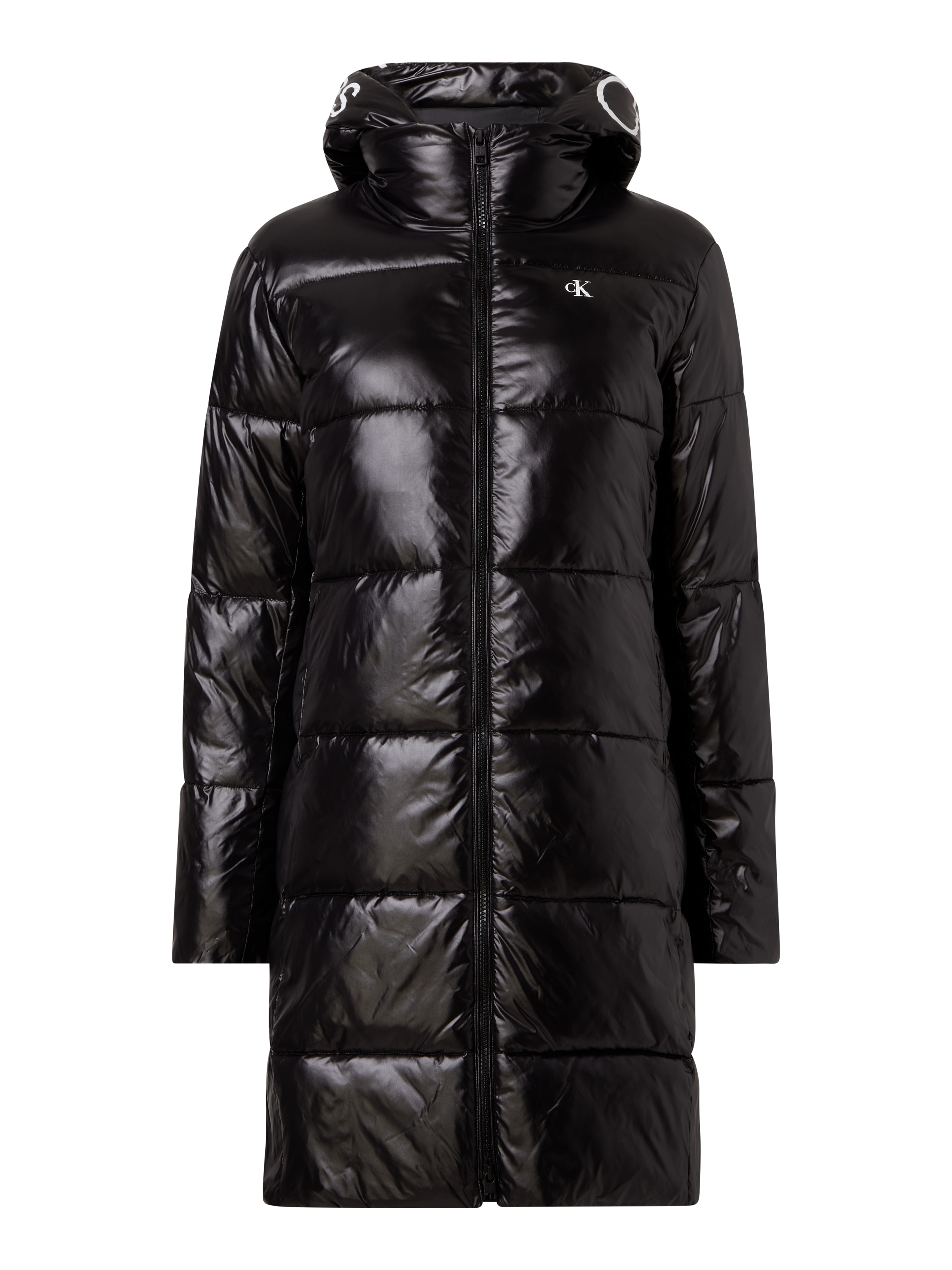 Shiny Puffer Calvin Klein Winterjacke Lang Damen Calvin Klein