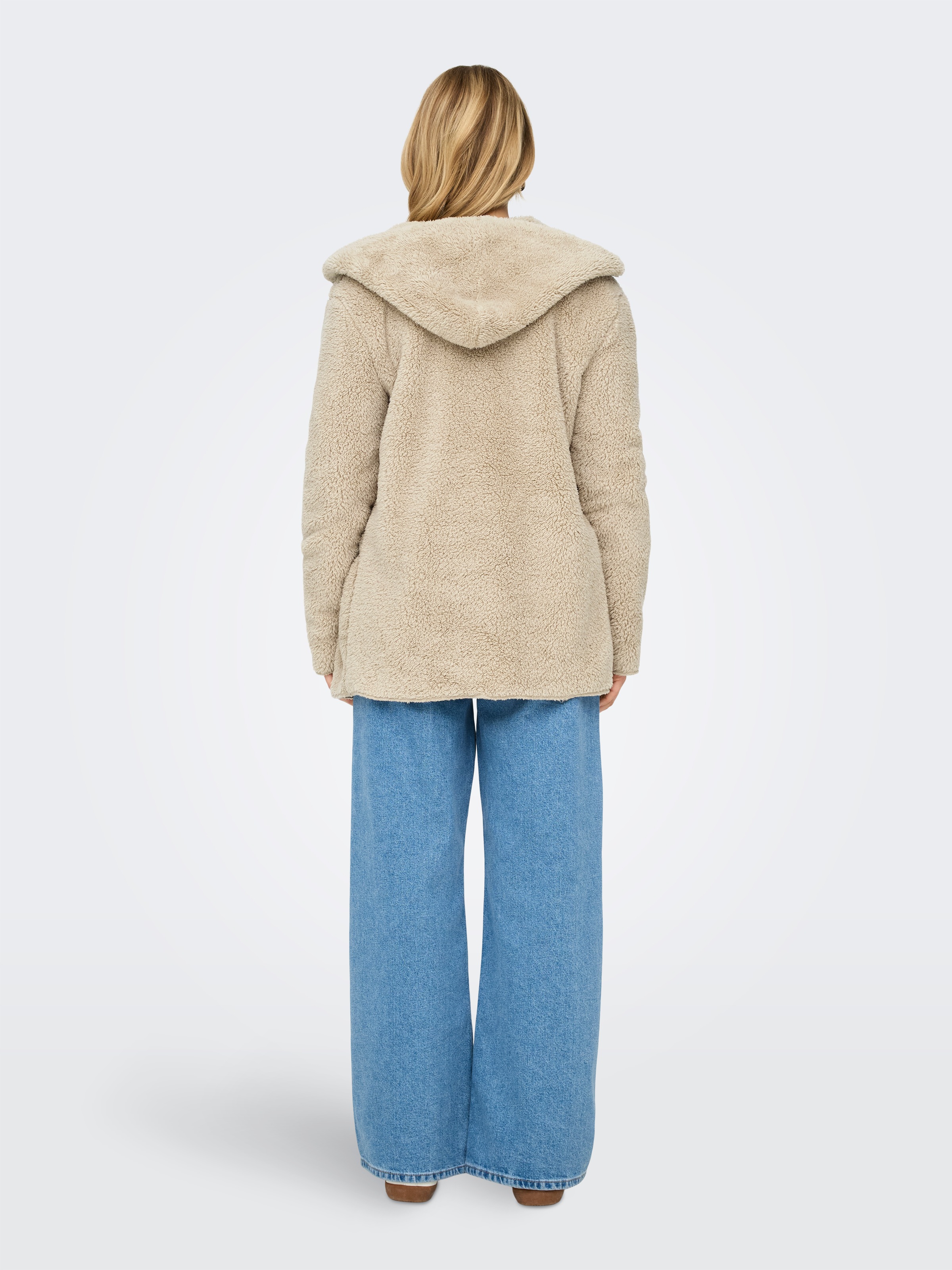 ONLY Fellimitatmantel »ONLCONTACT HOOD SHERPA COAT OTW CC«