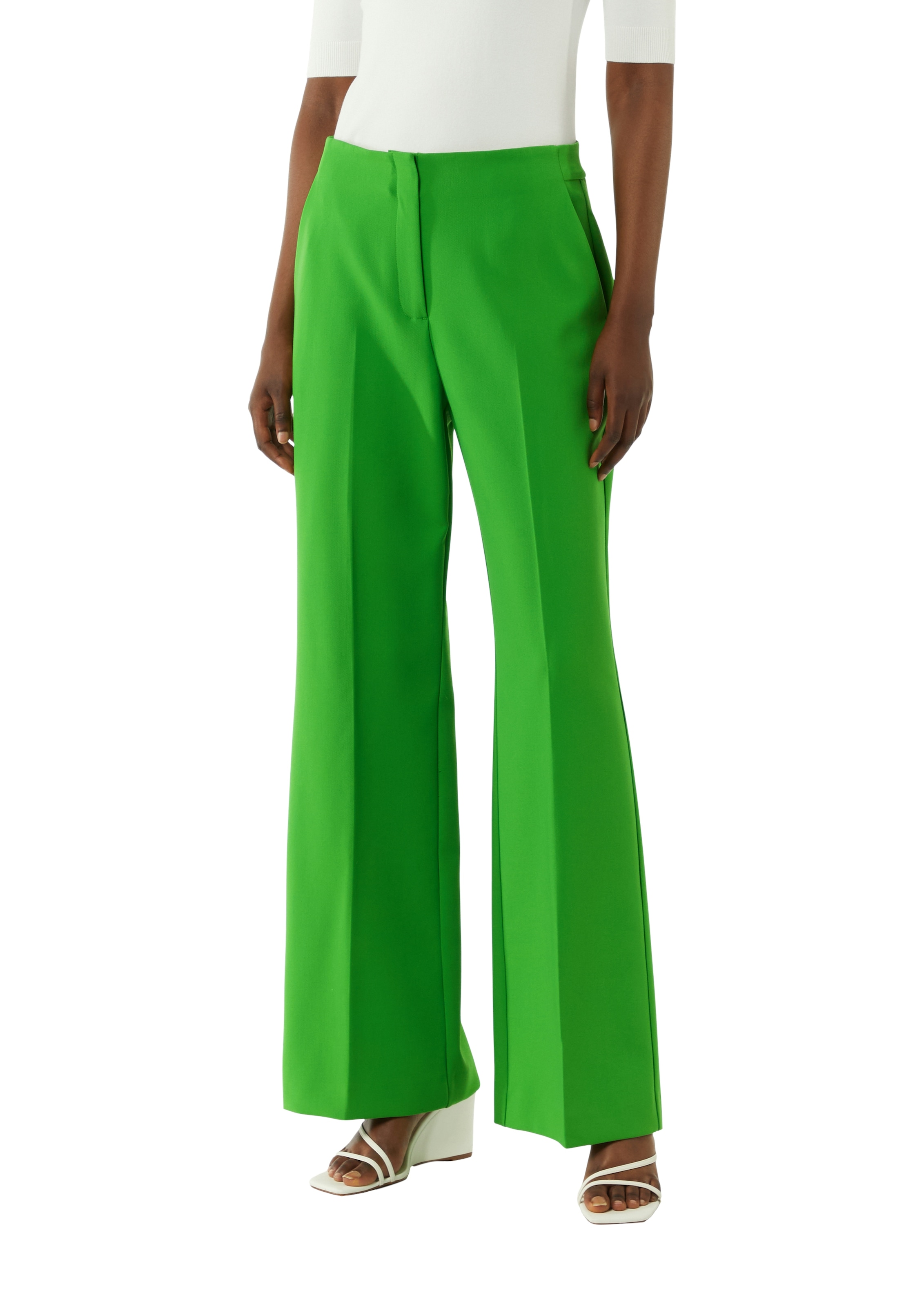 Comma Stoffhose Sommerhose mit Bügelfalte
