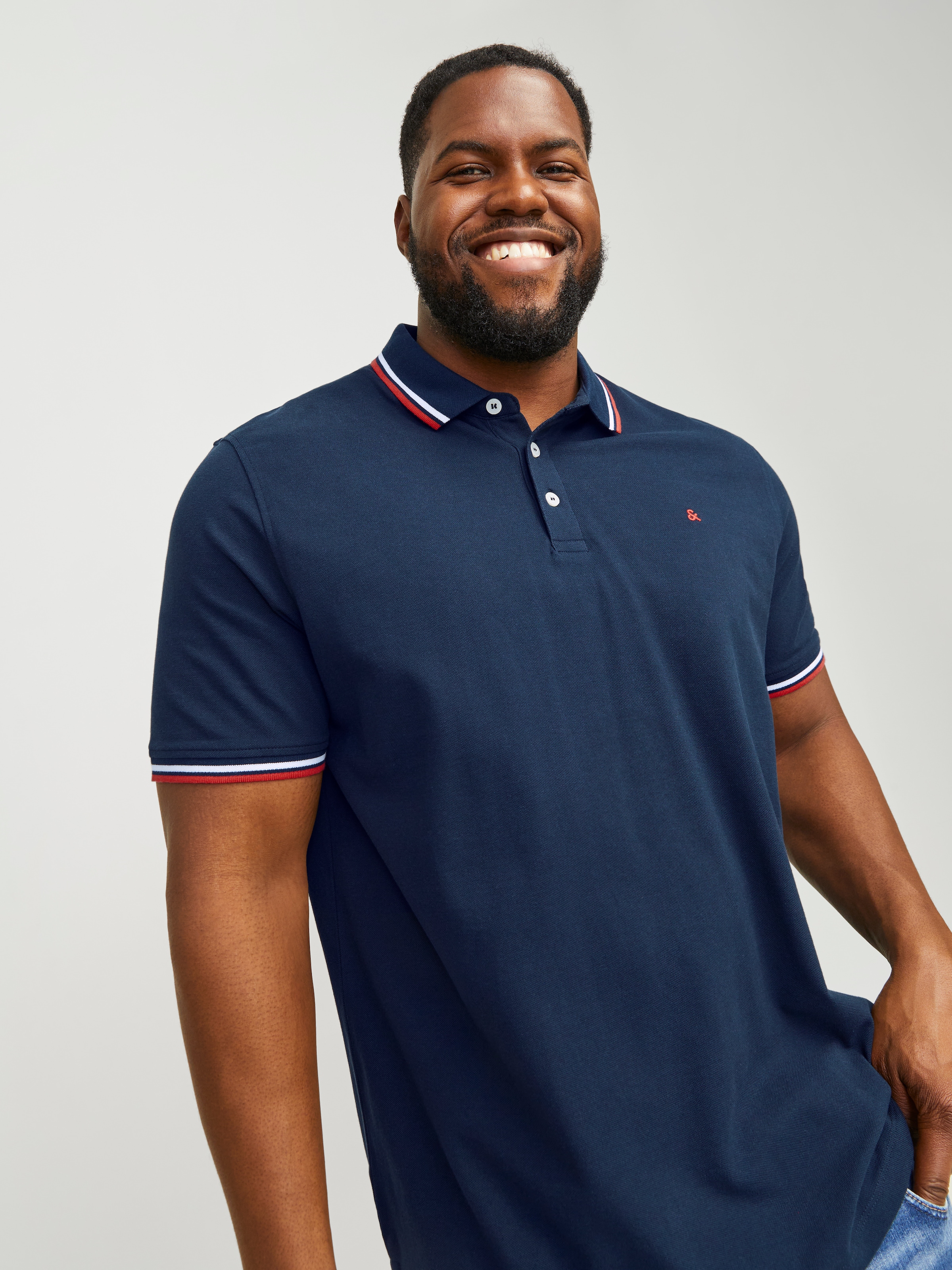 Jack & Jones PlusSize Poloshirt »Paulus Polo«, bis Grösse 6XL