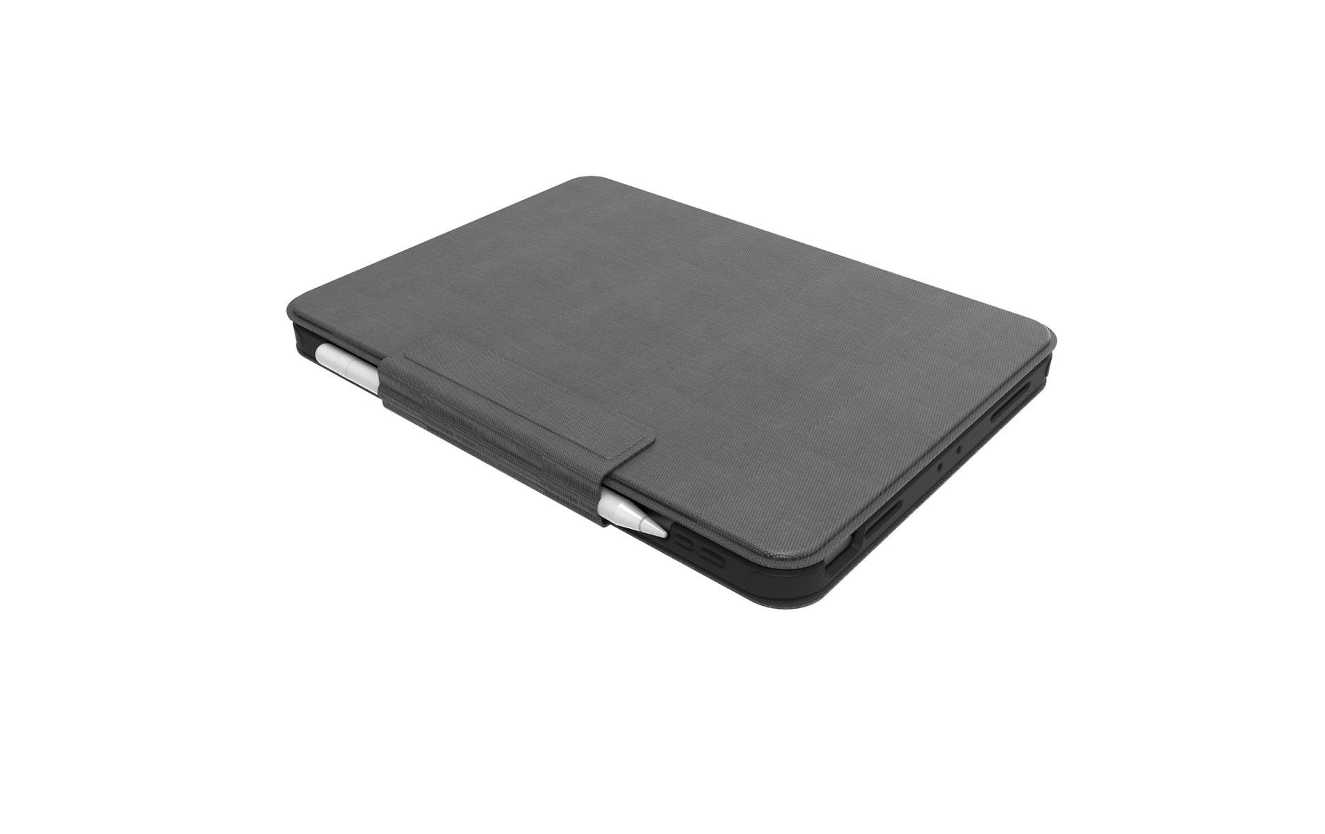 4smarts Tablet-Tastatur »Cover Solid Pro für iPad 10th Gen. CH«, (Touchpad)