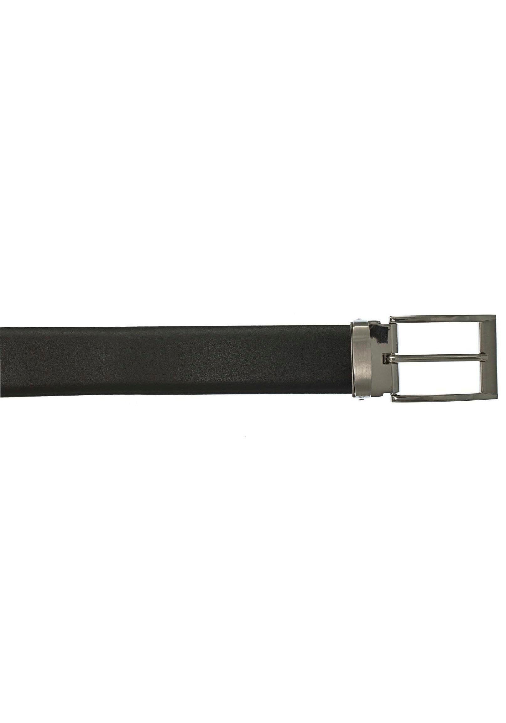 Vanzetti Ledergürtel, mit edler Metallschlaufe