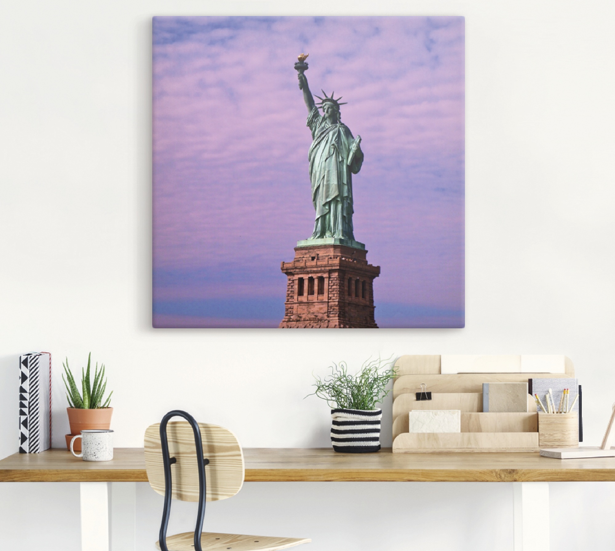 Artland Wandbild »Freiheitsstatue«, Amerika, (1 St.), als Leinwandbild, Poster in verschied. Grössen