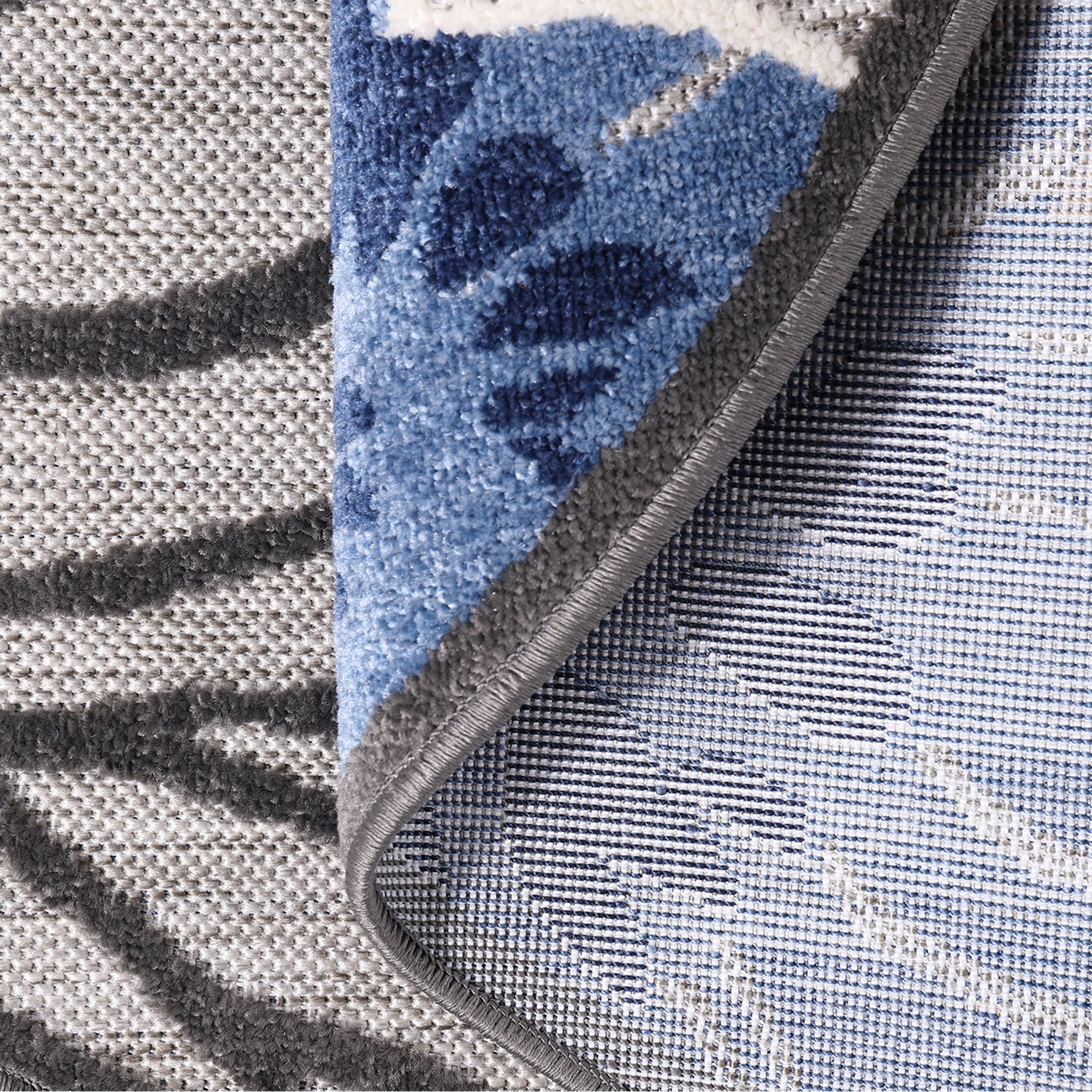 Sanat Teppich »Floral 2 Outdoor«, rund, 6 mm Höhe, In- und Outdoor geeignet, florales Design, Balkon, Terasse