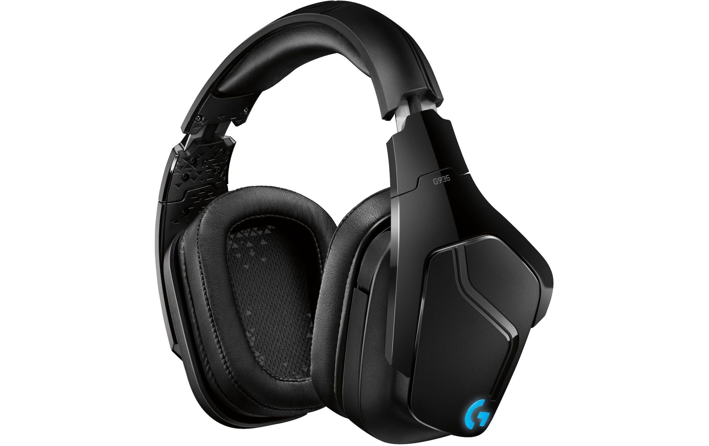 Logitech Gaming-Headset »G935 7.1 Surround Wireless Schwarz«, Noise-Cancelling