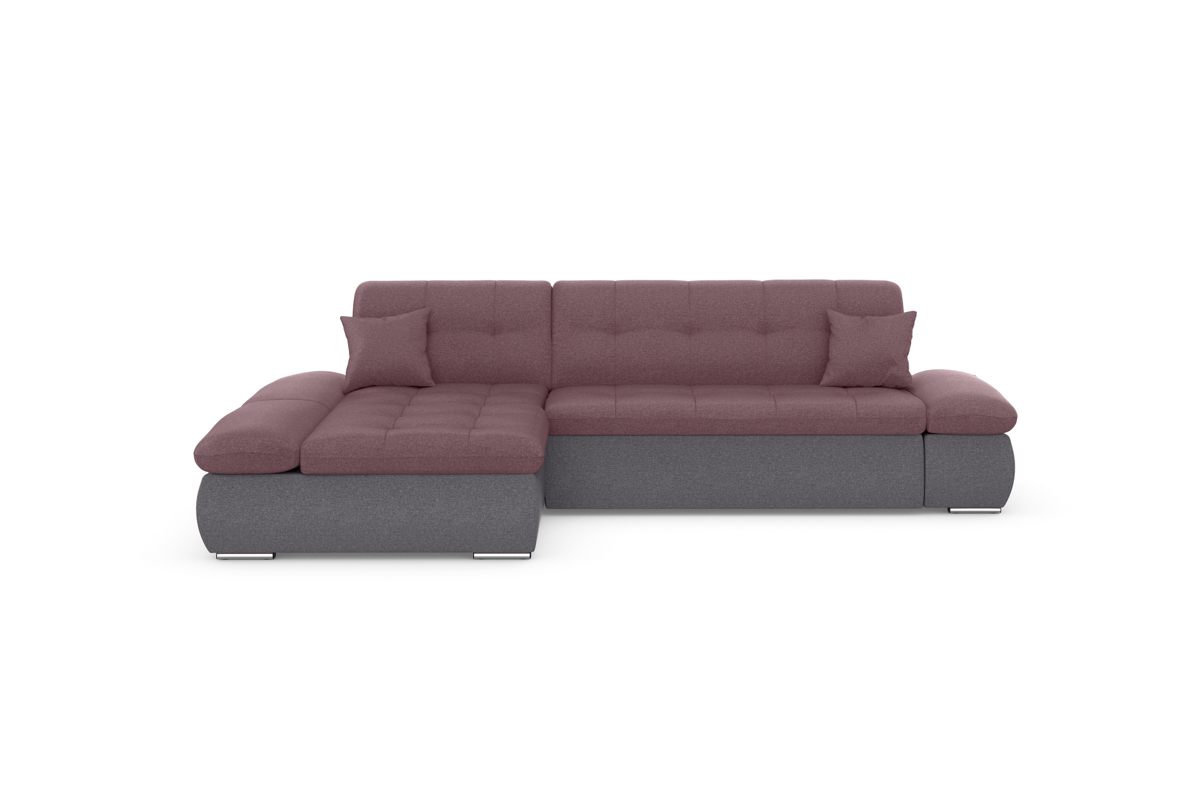 DOMO collection Ecksofa »Moric B/T/H 300/172/80 cm, auch in Cord, L-Form«, XXL-Format, wahlweise auch mit Bettfunktion und Armverstellung