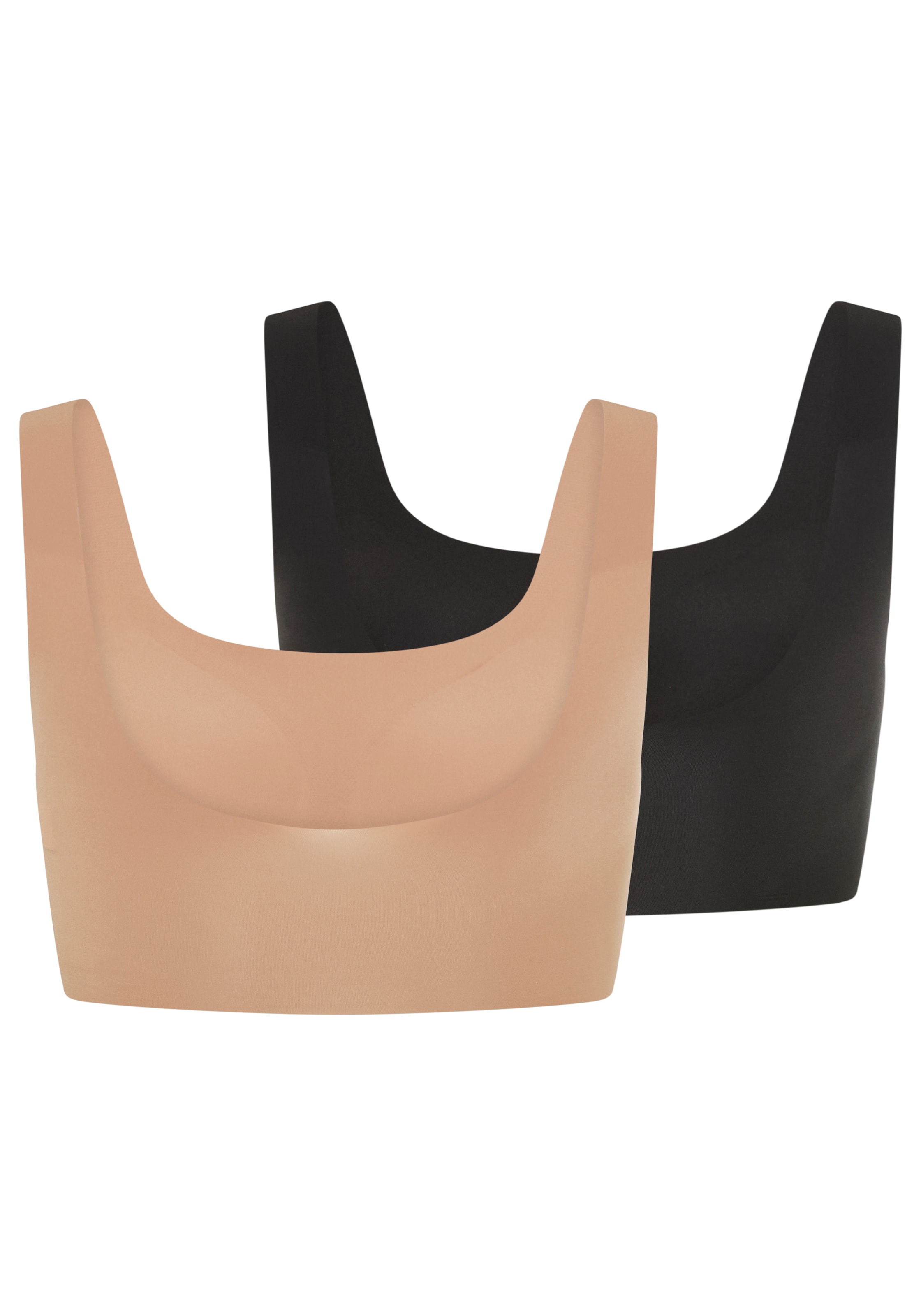sloggi Bustier »ZERO Feel 2.0«, nahtlos, herausnehmbare Pads, Microfaser, dehnbar