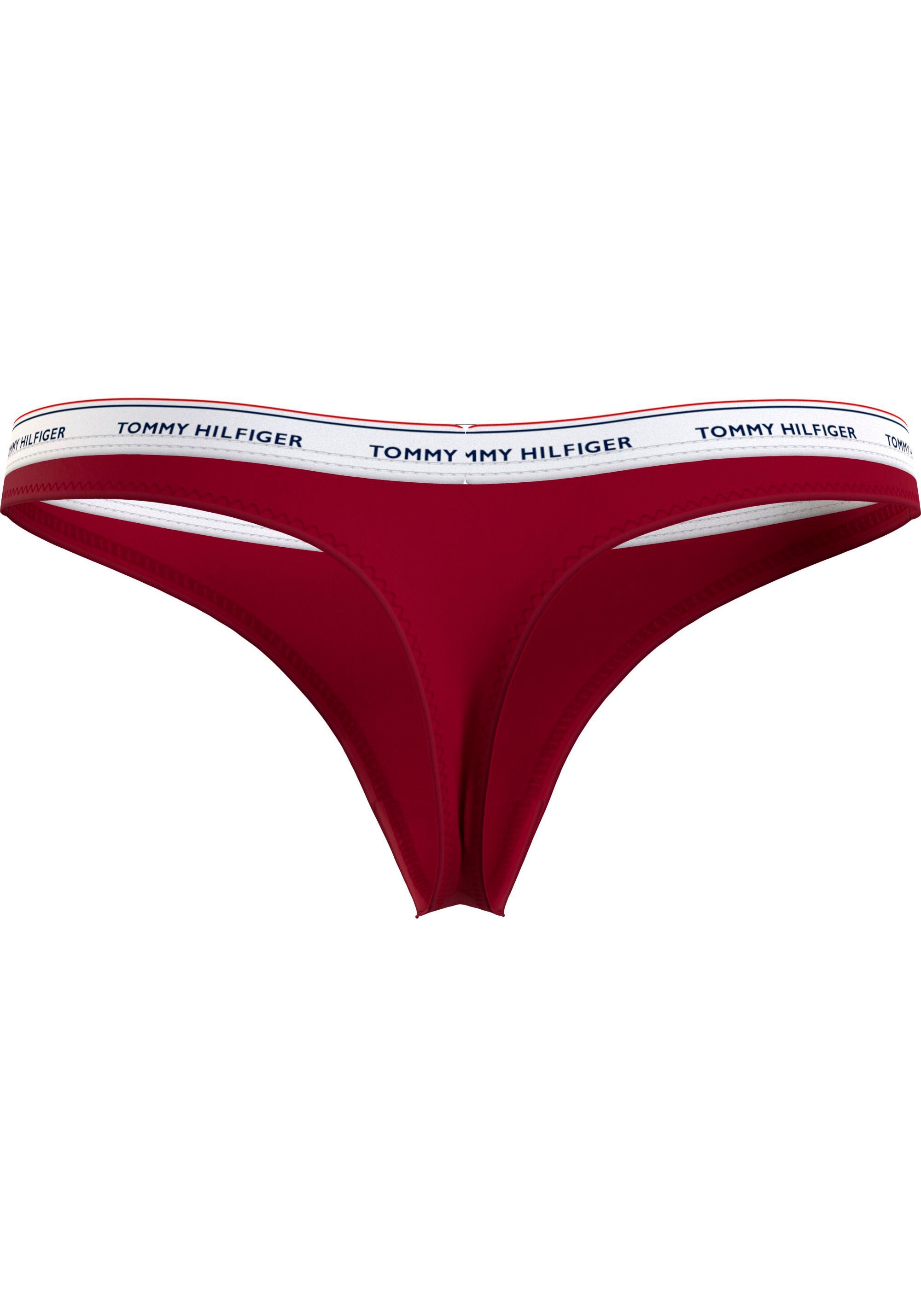 Tommy Hilfiger Underwear Slip »3 (Packung, Tommy online THONG PACK Jelmoli-Versand shoppen SIZES)«, 3er), Schweiz Hilfiger (EXT mit Logobund bei