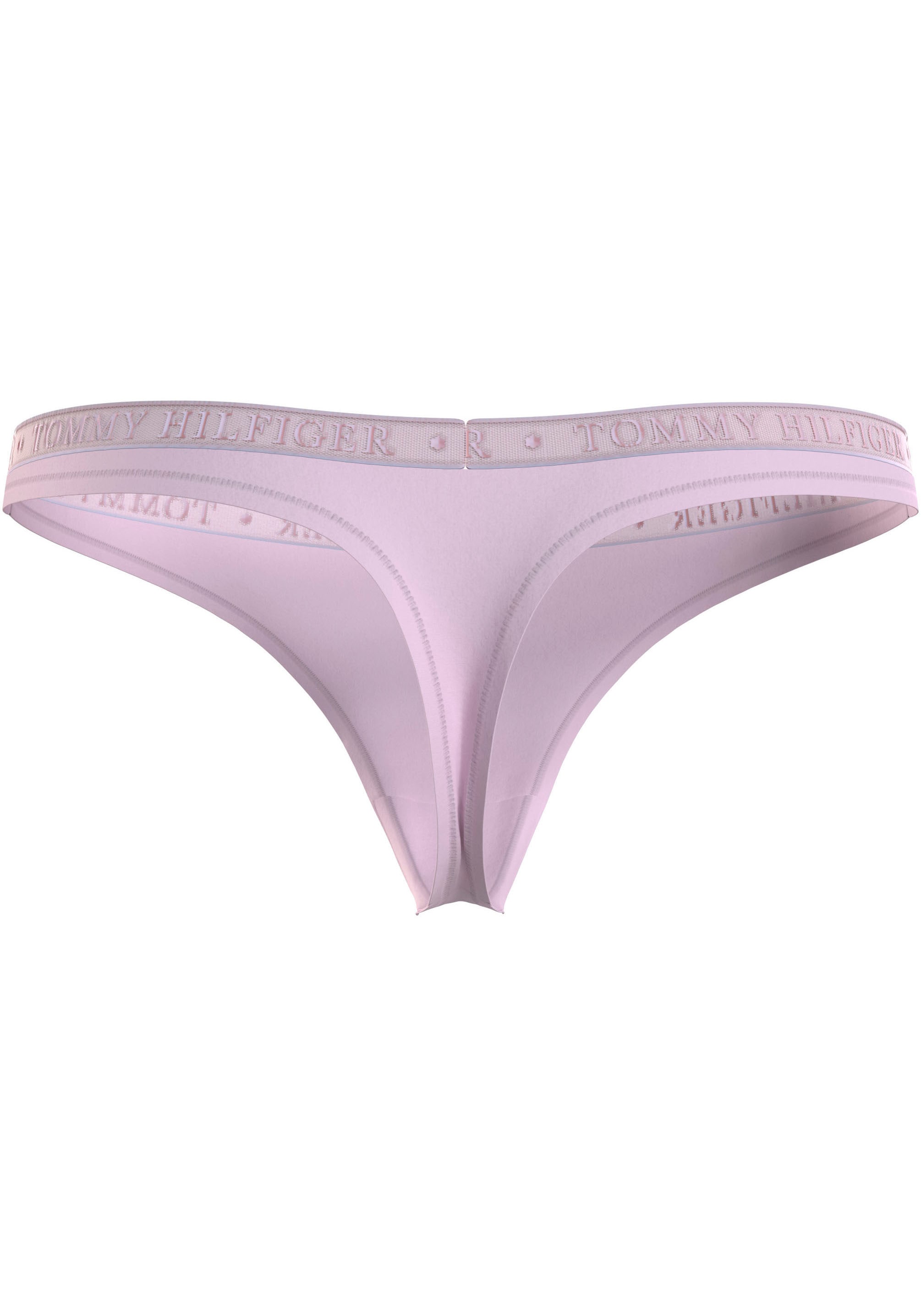 Tommy Hilfiger Underwear Slip »LACE 3P THONG (EXT SIZES)«, (Packung, 3er-Pack), mit Tommy Hilfiger Logobund