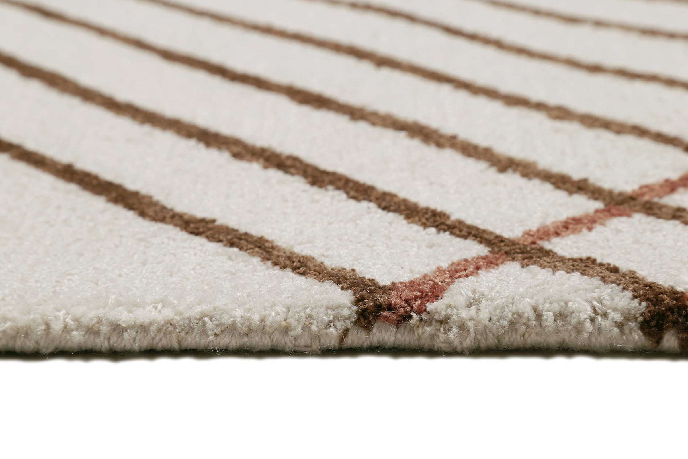 Esprit Teppich »Bass  ESP-39865«, rechteckig, 8 mm Höhe, modern, nachhaltig, handgetuftet, Linien Muster, Wohn-, Schlafzimmer