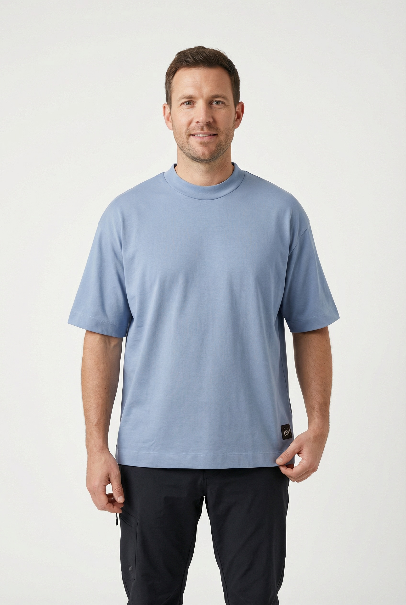 Cmp Copen Blau Oversize-Shirt Oversize-Schnitt, Aus Baumwolle Und Polyester